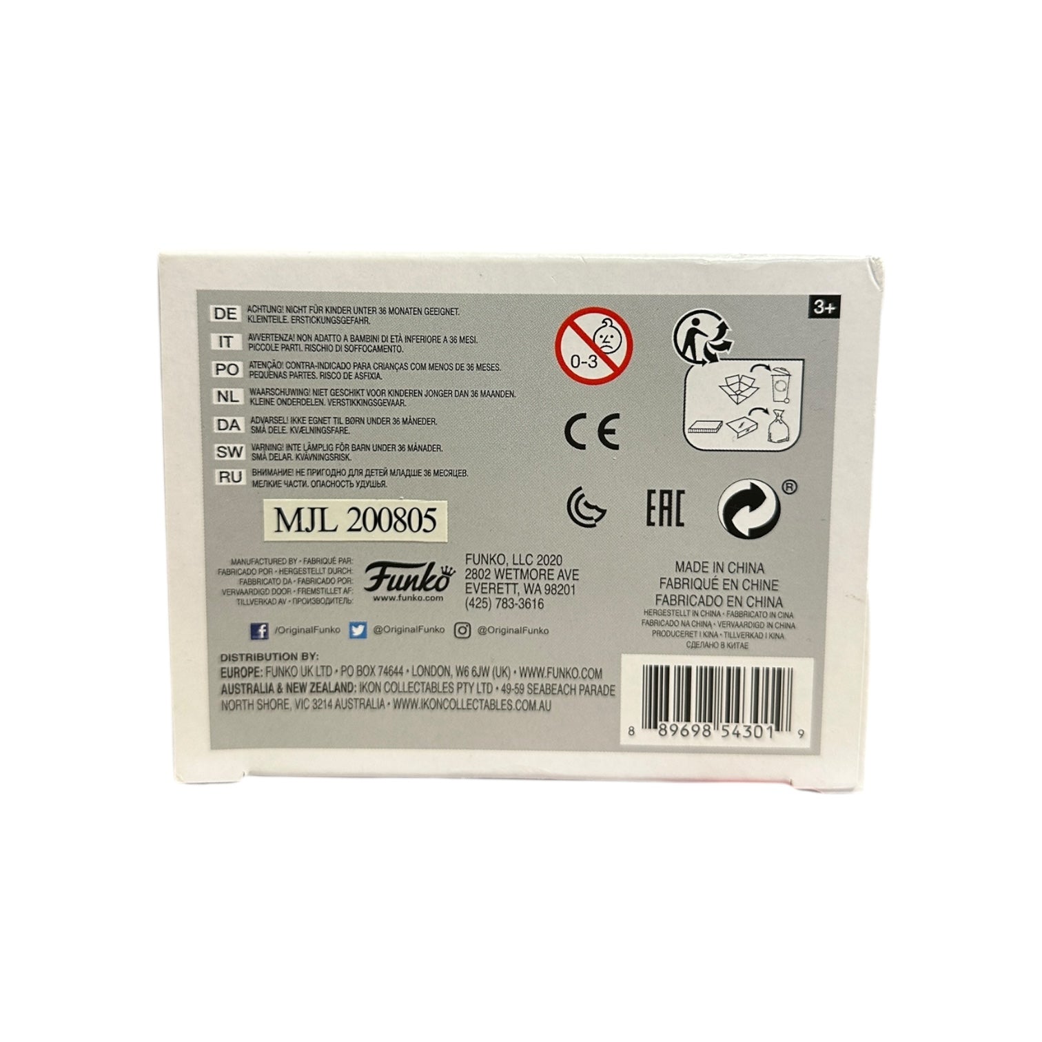 Josh McDermitt Signed Eugene #576 (Bloody) Funko Pop! - The Walking Dead - Supply Drop Exclusive Bottom