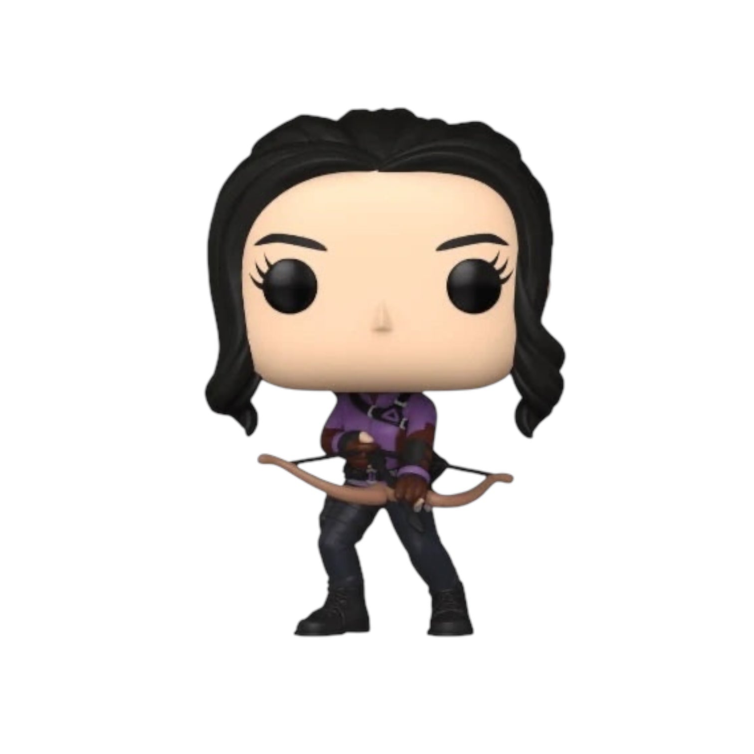 Kate Bishop holding a bow and arrow