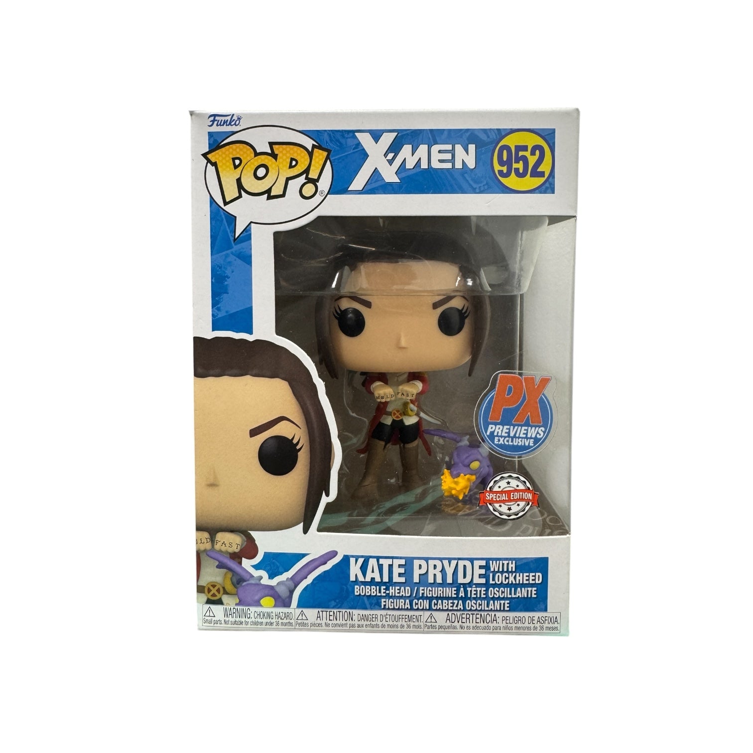 Kate Pryde Funko Pop with Lockheed