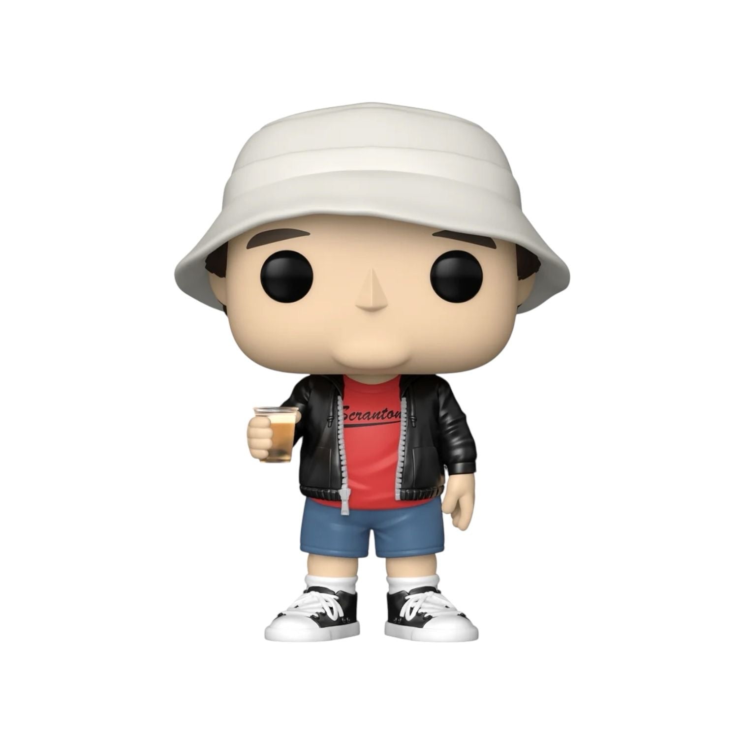 Kevin Malone is cooling down with a refreshing drink