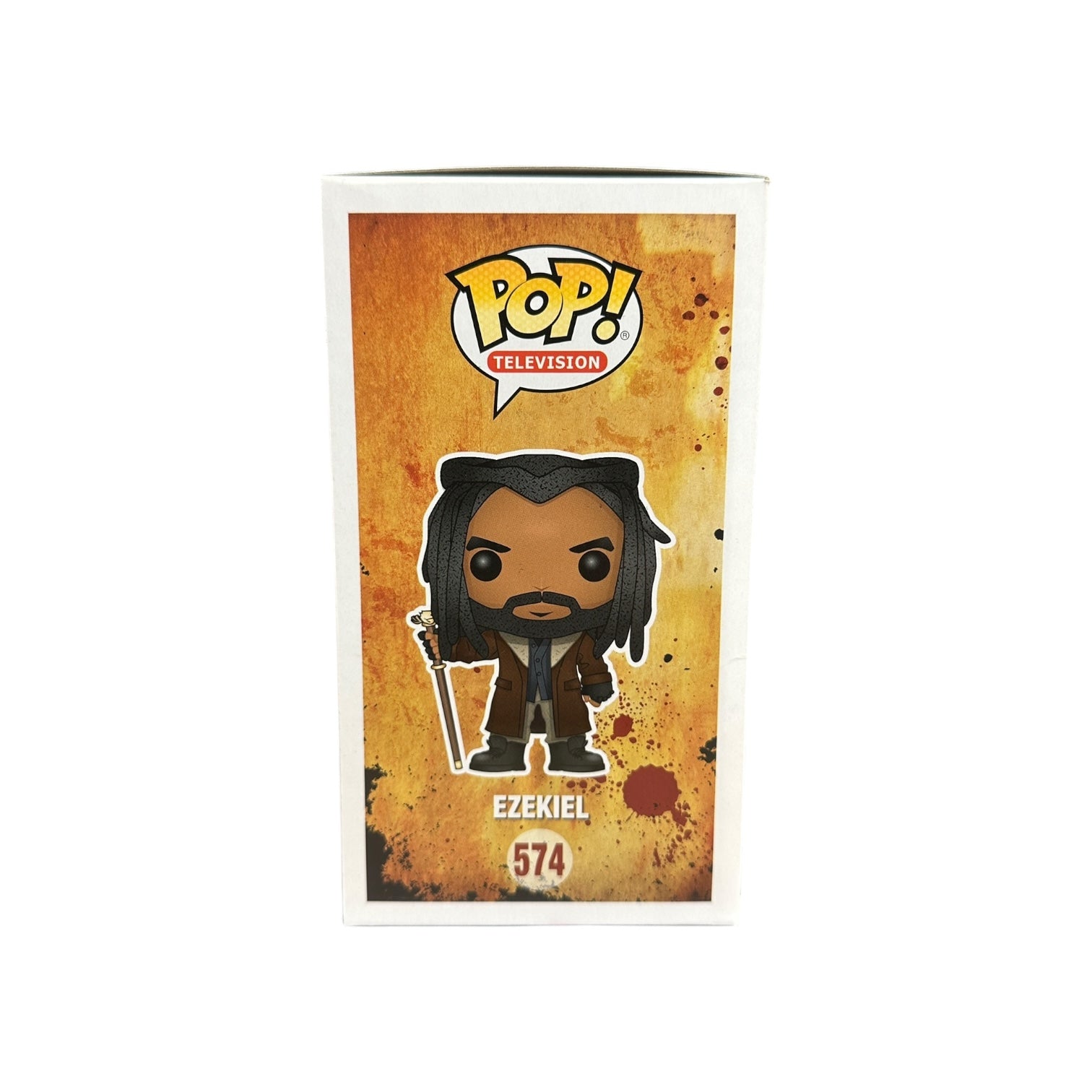 Khary Payton Signed Ezekiel #574 Funko Pop! - The Walking Dead Side