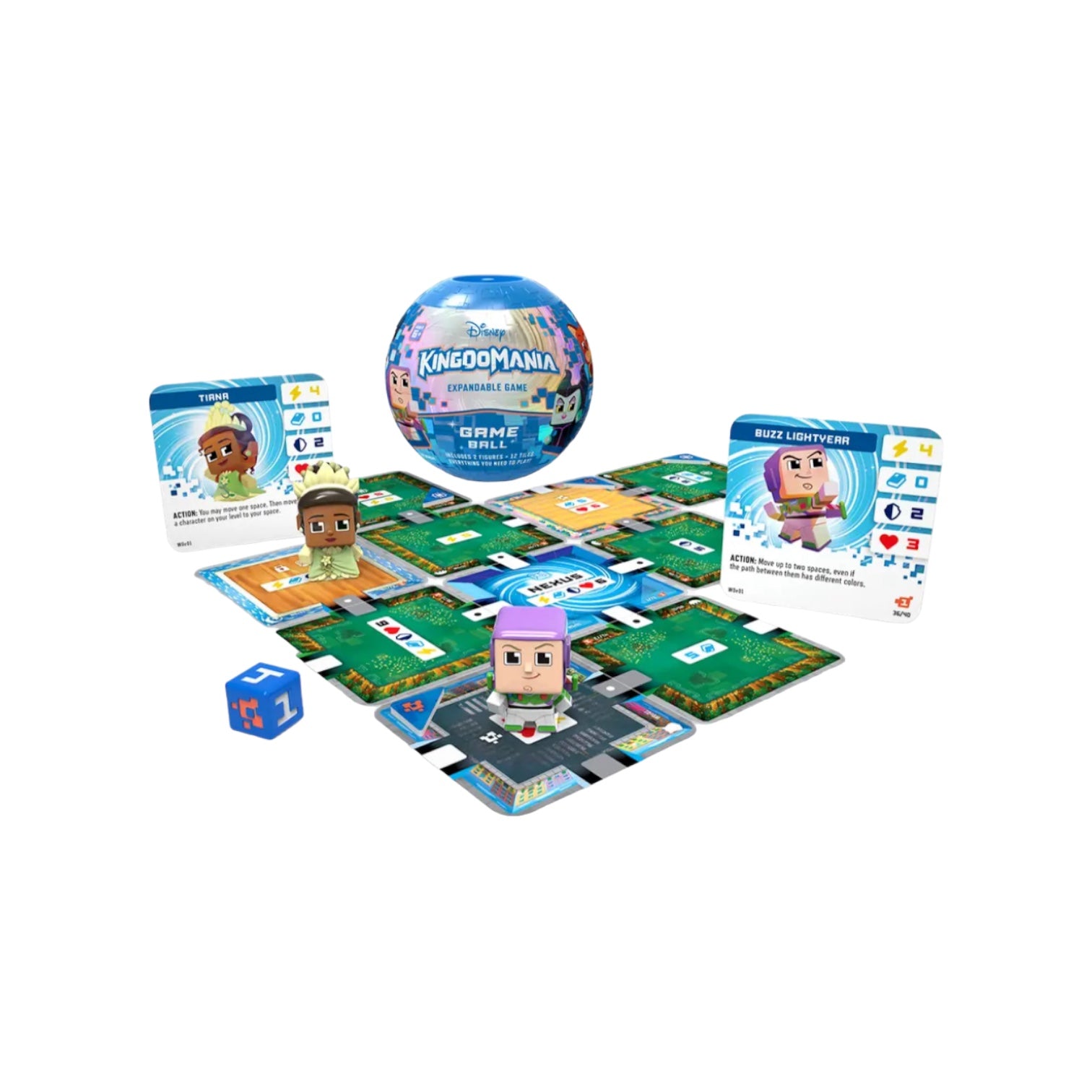 Kingdom Mania Expandable Game by Funko, featuring a colorful game ball design for interactive play and fun.