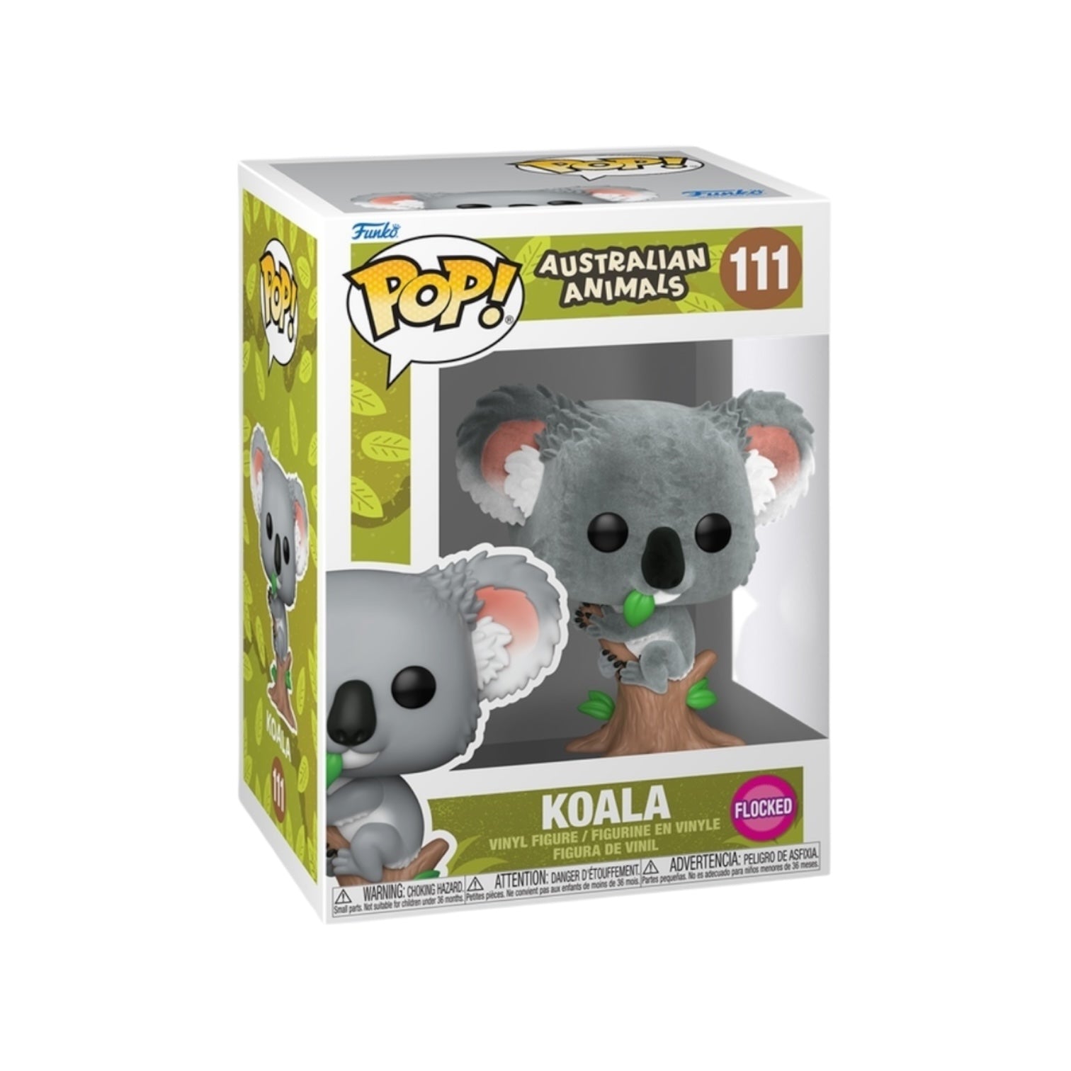 Funko Pop! Koala figure in packaging with 'Australian Animals' label