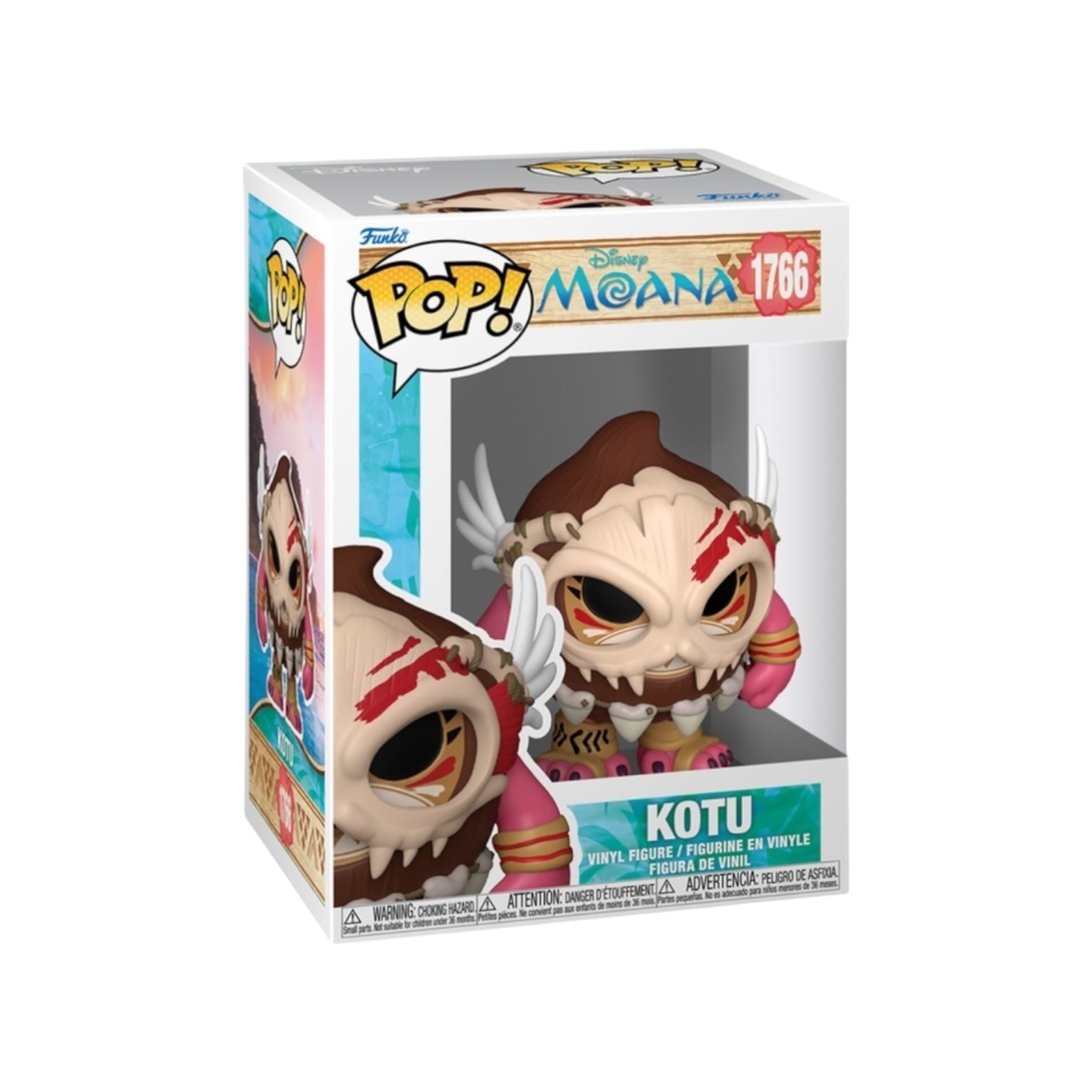 Funko Pop! vinyl figure of Kotu from Moana in its packaging