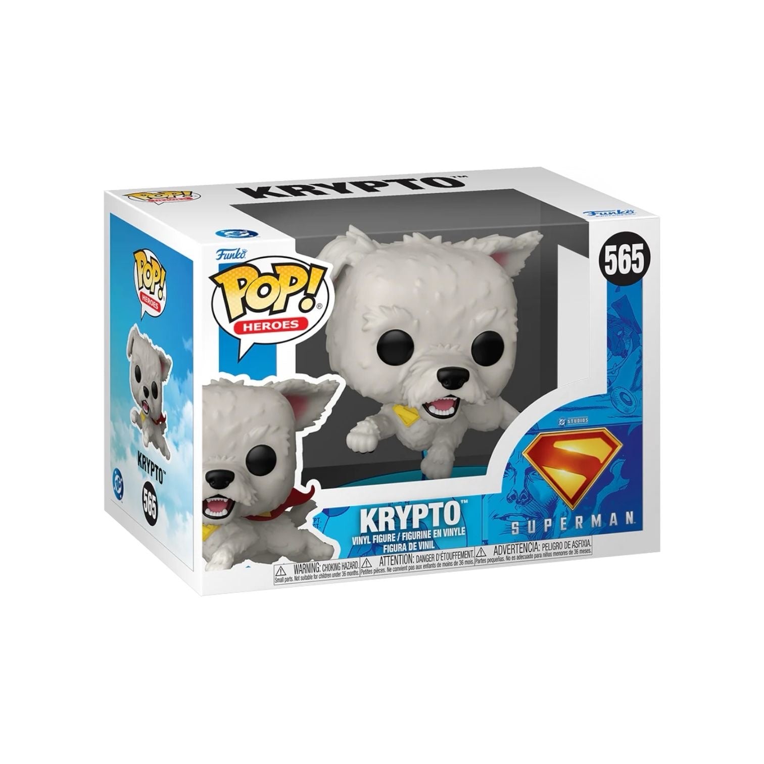 Krypto 565 Funko pop superman loyal pet with his very own cape