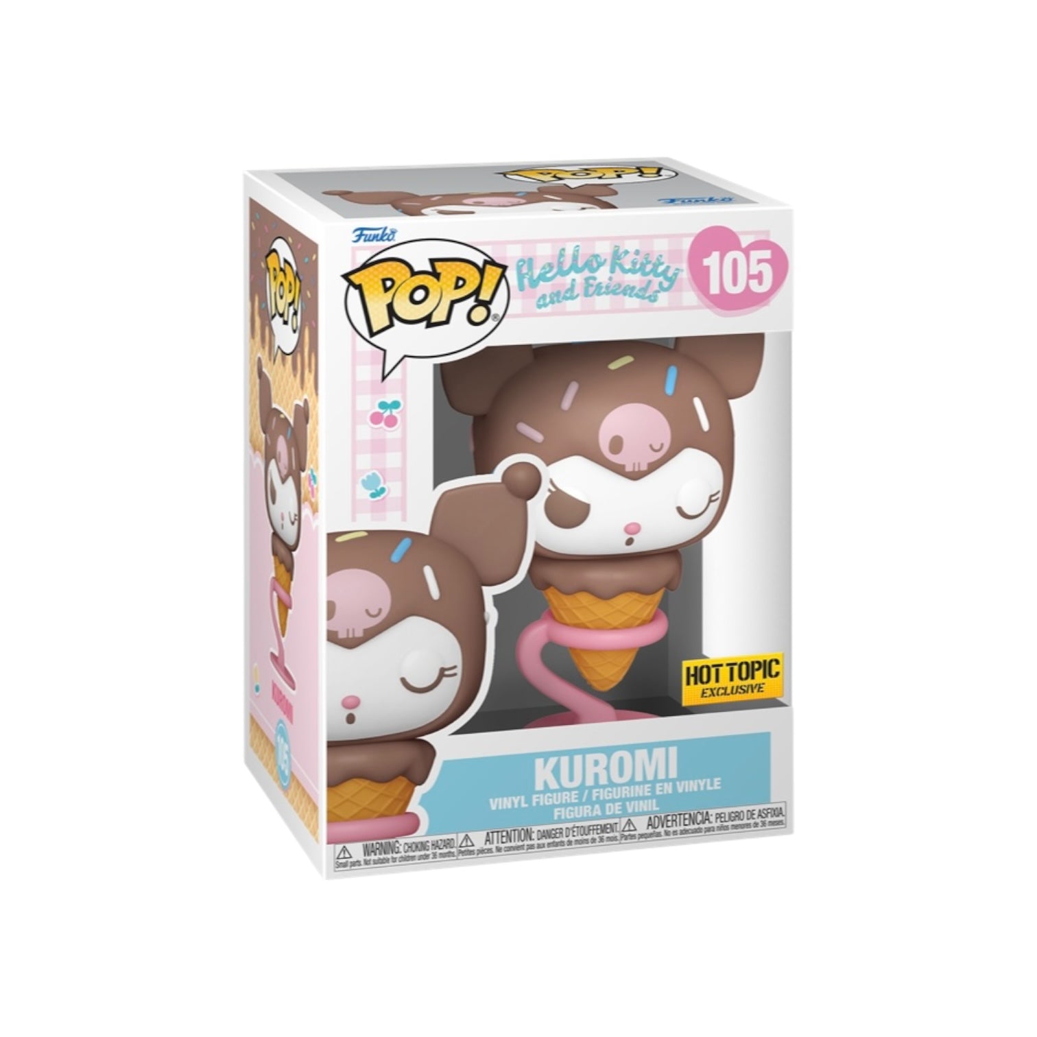 Kuromi (Ice Cream Cone) | Funko Pop | Hello Kitty and Friends
