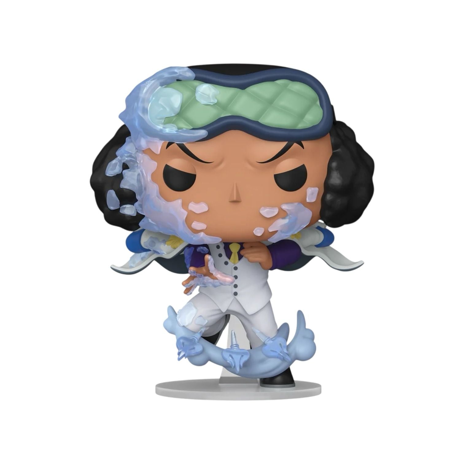 Funko Pop! vinyl figure with a white outfit and blue accents on a white background
