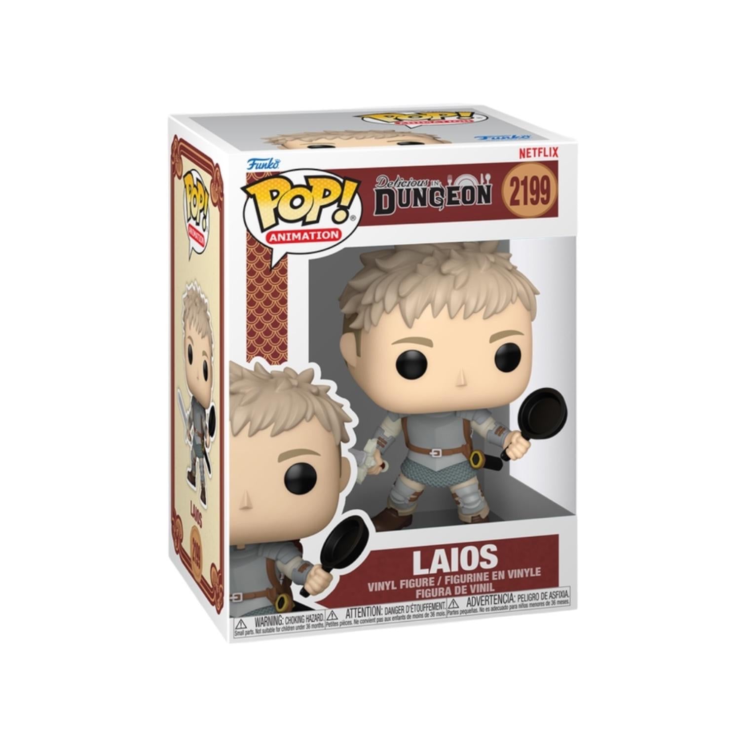 Funko Pop! vinyl figure packaging for Lajos from Netflix's Dungeons & Dragons on a white background