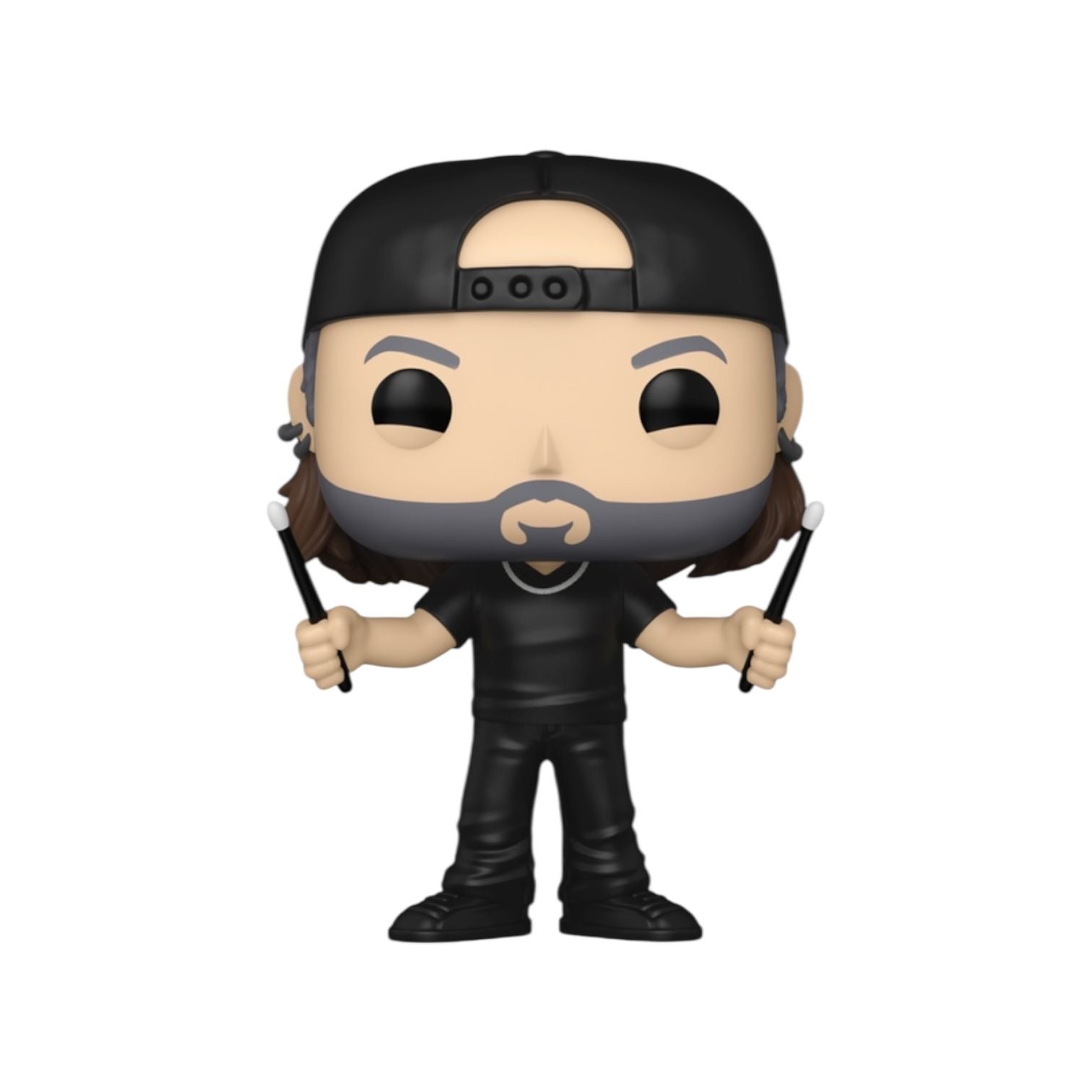 Pop! Vinyl figure of a character with a black cap and black outfit on a white background