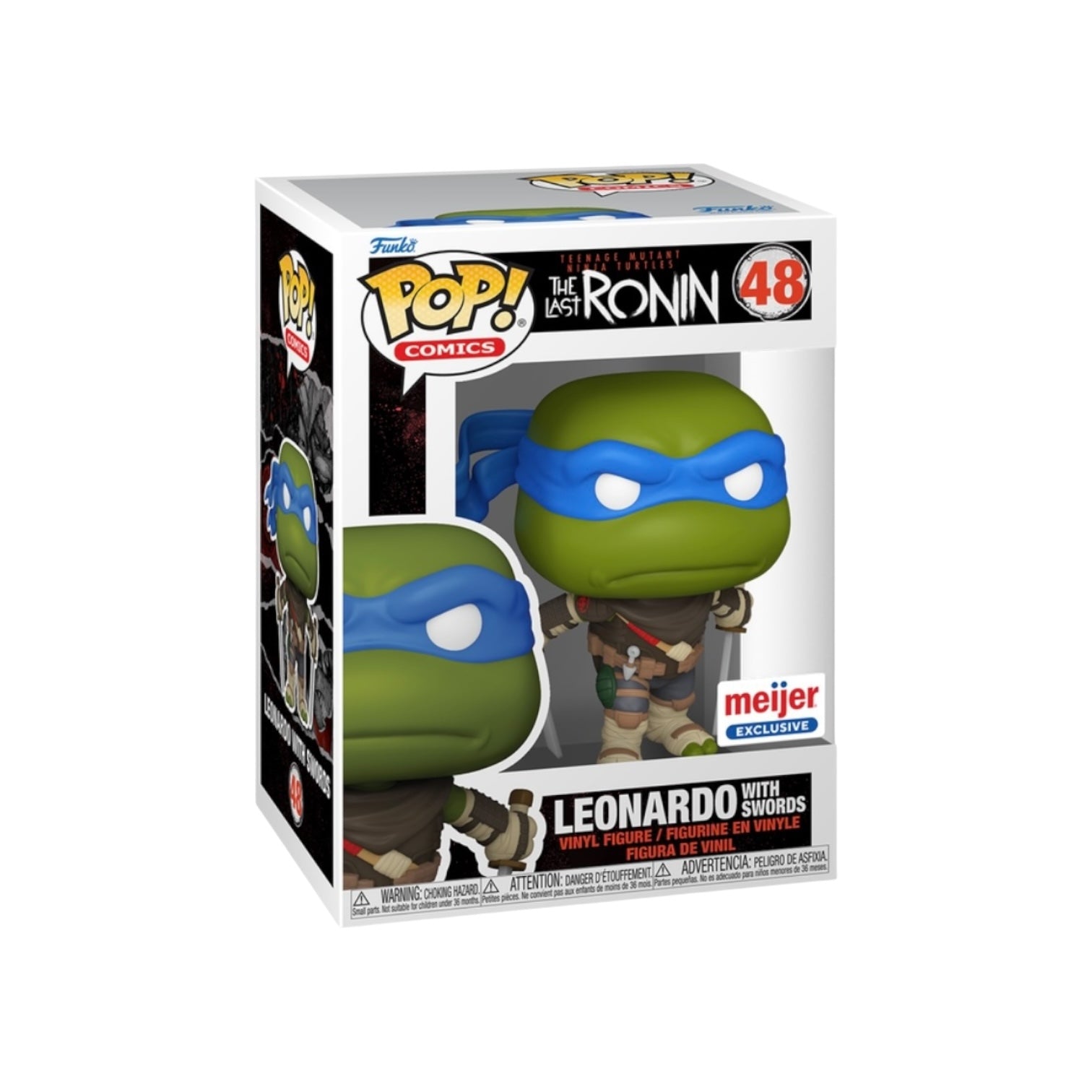 Funko Pop! Leonardo figure packaging from Teenage Mutant Ninja Turtles series
