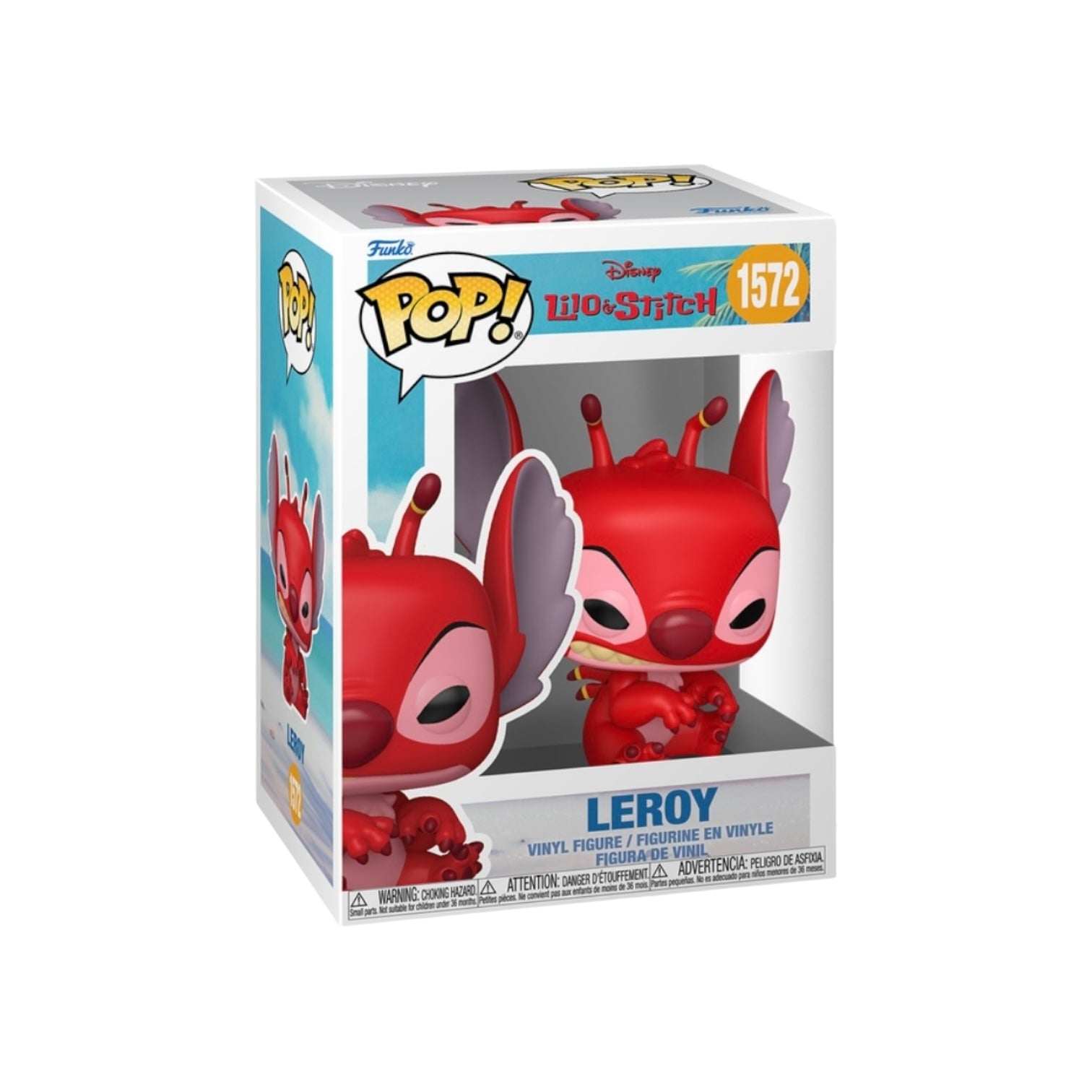 Funko Pop! Leroy vinyl figure in packaging on a white background
