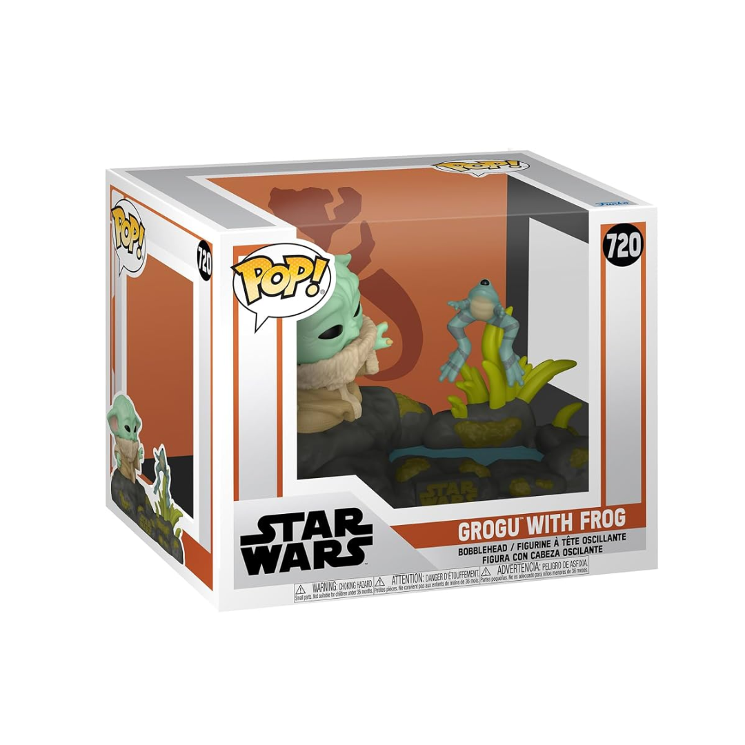 Grogu with Frog #720 Deluxe Funko Pop - Star Wars