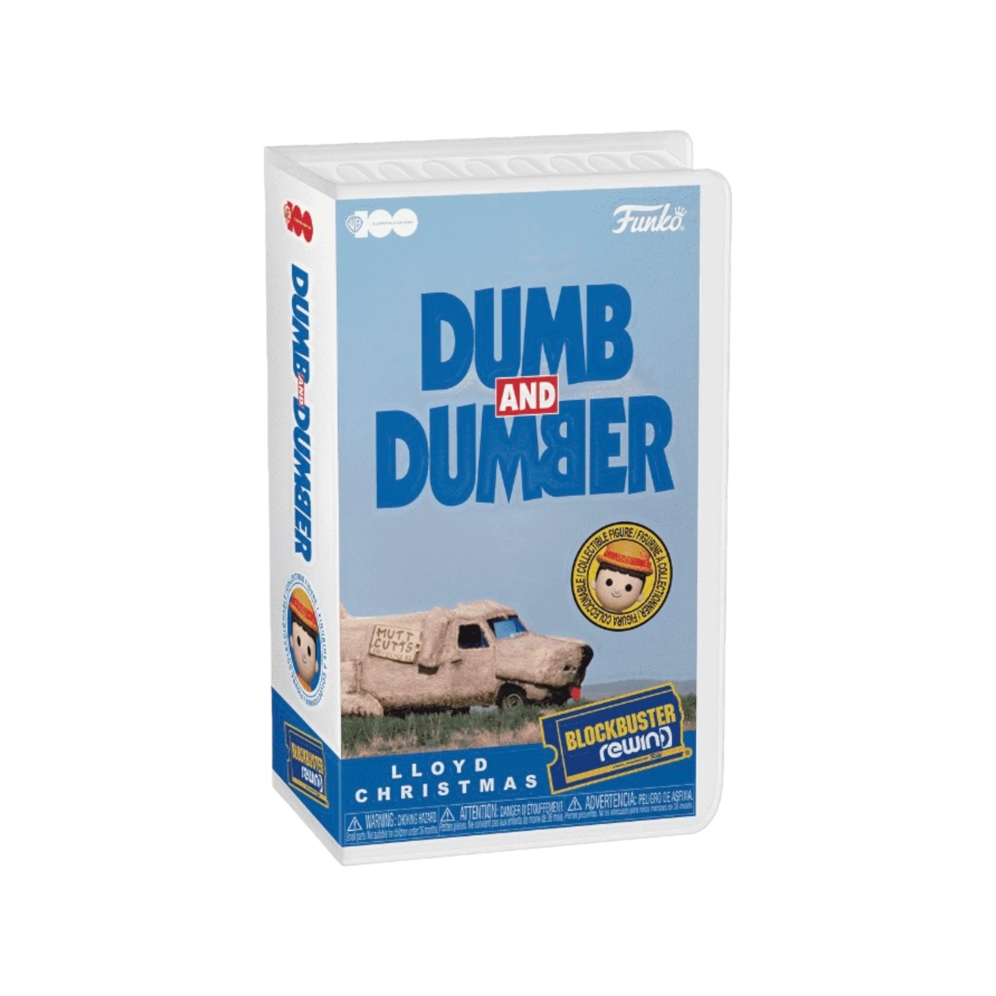 Funko Blockbuster Rewind vinyl figure of Lloyd Christmas from Dumb and Dumber, featuring a chance of a rare chase variant.