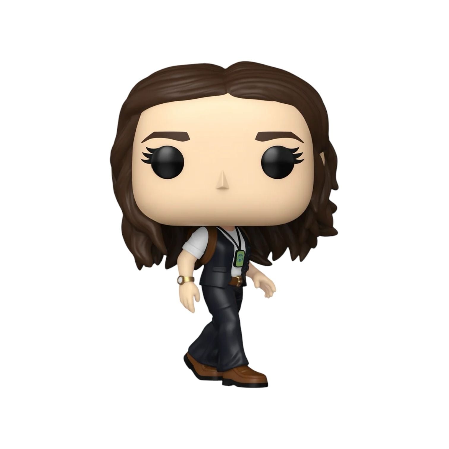 Lois Lane 563 Funko pop in trousers waist jacket in navy and white shirt