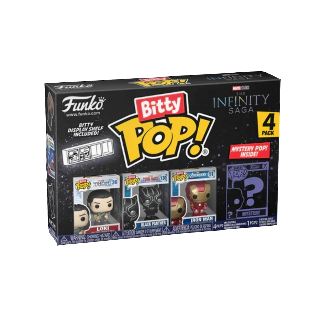Loki 4 pack Bitty POP! - The Infinity Saga - Chance of Chase
