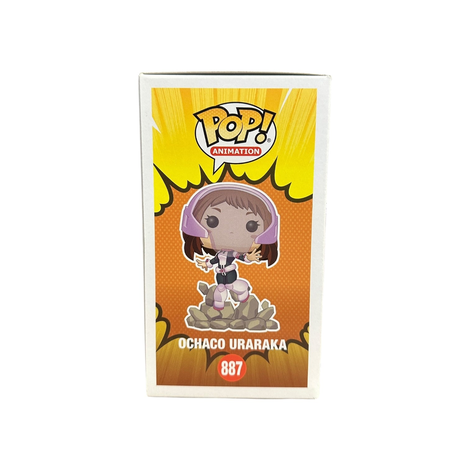 Luci Christian Signed Ochaco Uraraka #887 Funko Pop! - My Hero Academia - Funimation Exclusive Side