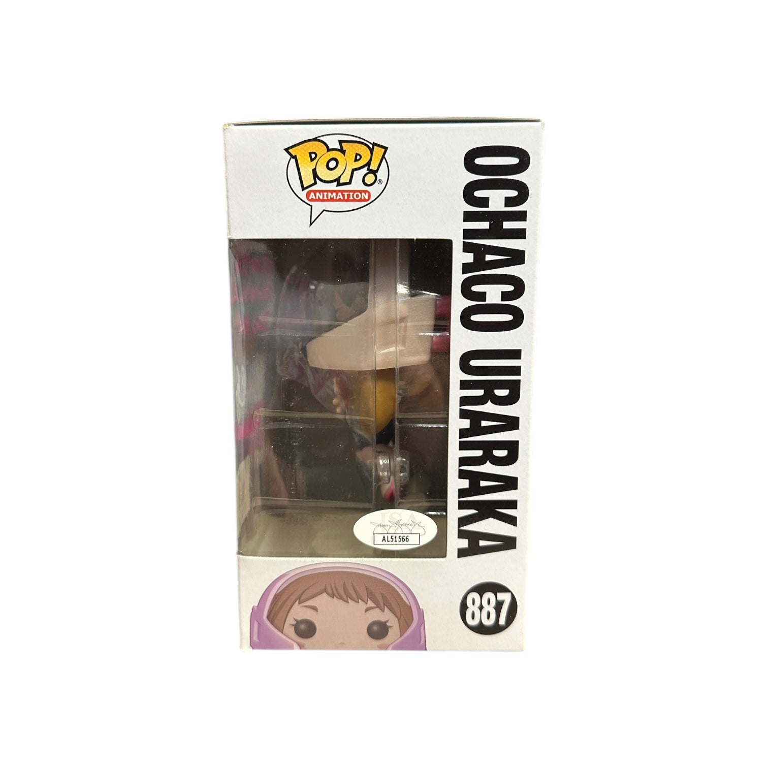Luci Christian Signed Ochaco Uraraka #887 Funko Pop! - My Hero Academia - Funimation Exclusive Window