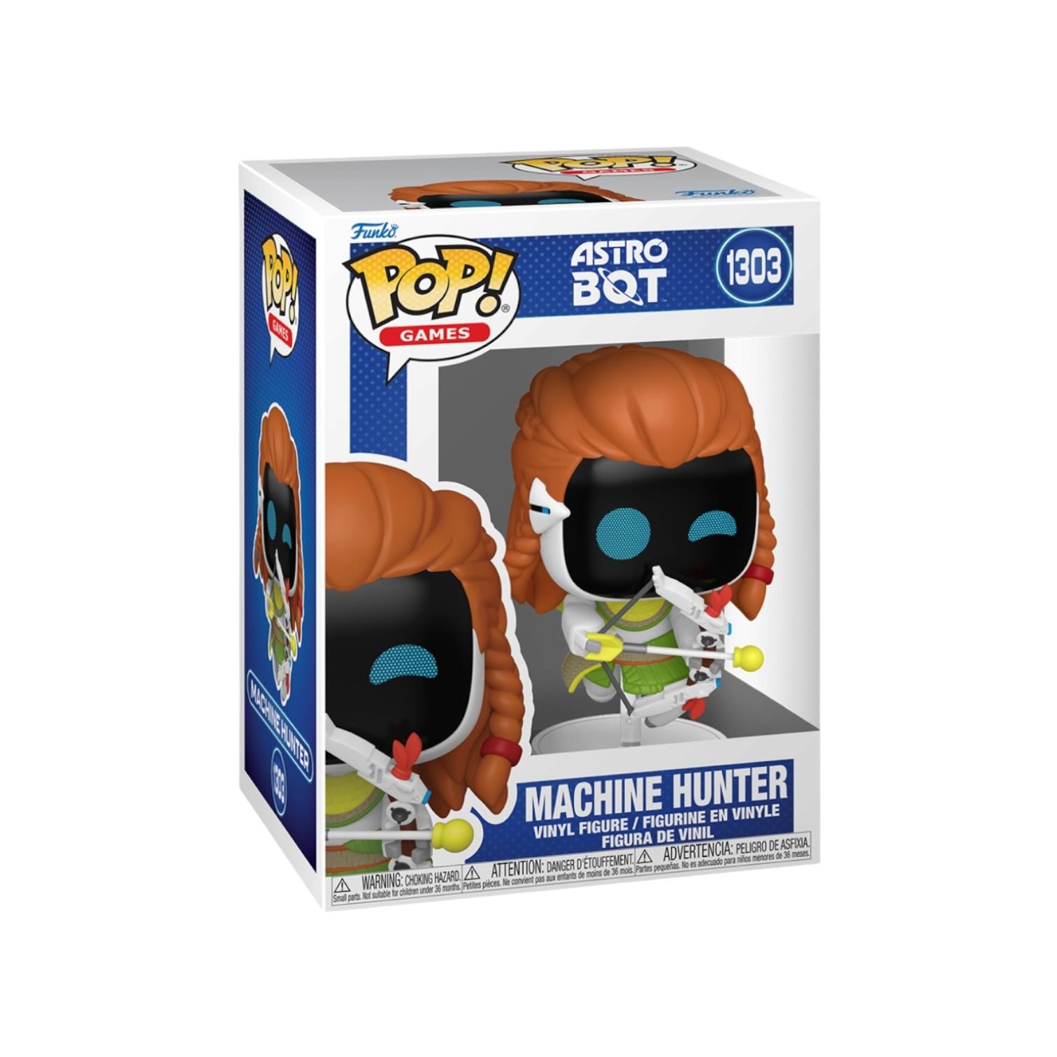 Funko Pop! Astro Bot Machine Hunter vinyl figure packaging on a white background