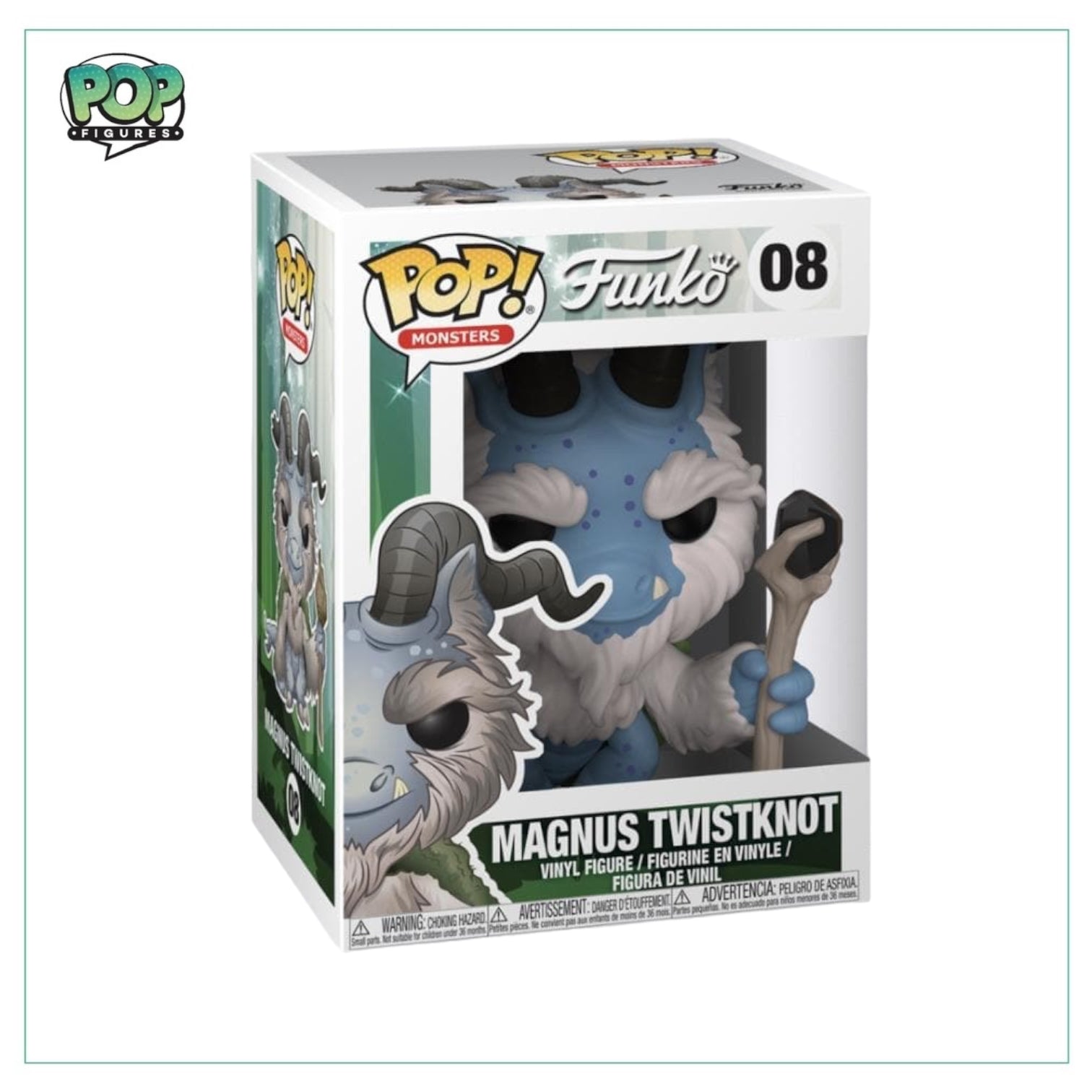 Magnus Twistknot #08 Funko Pop! figure from Wetmore Forest, featuring a colorful design and playful expression.