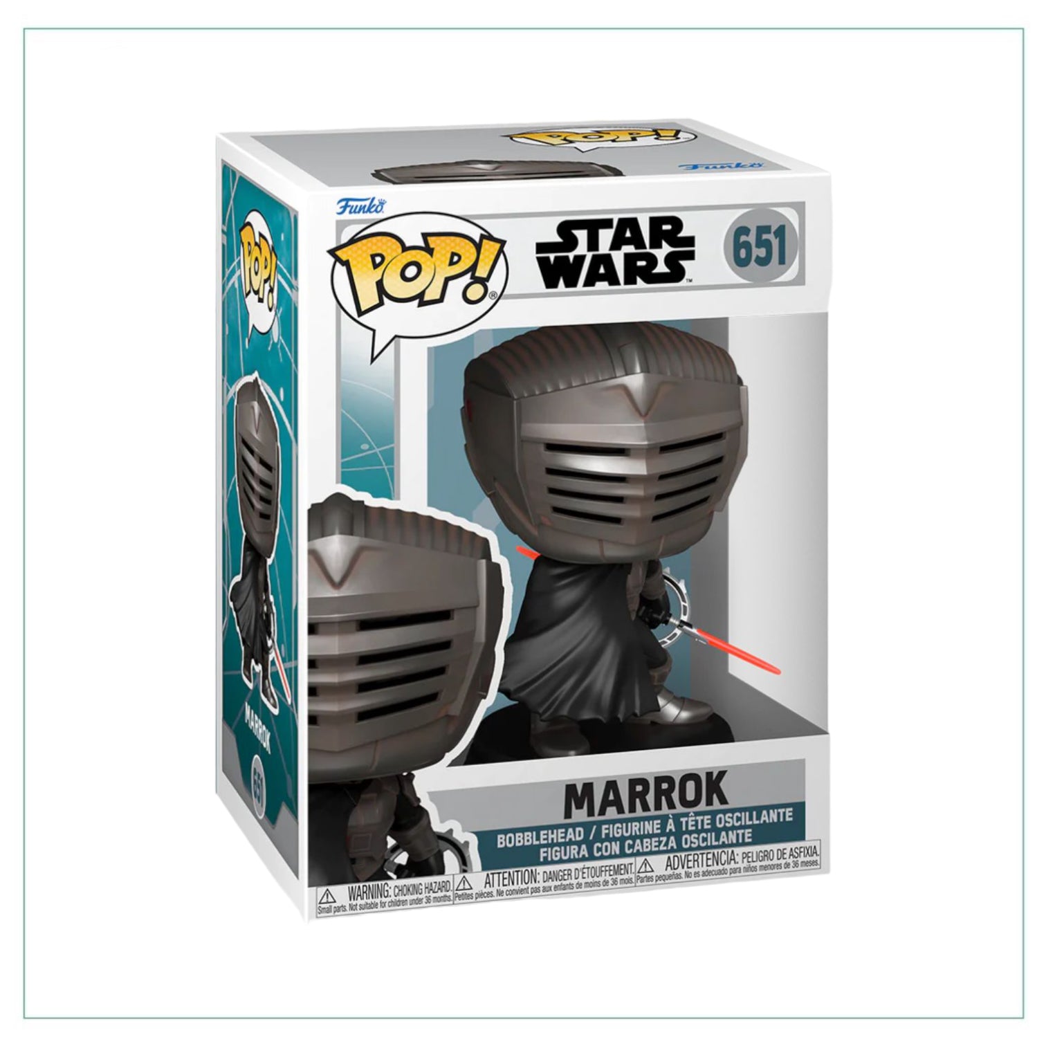 Marrok #651 Funko Pop! from Ahsoka, showcasing a unique character design, ideal for fans and collectors alike.
