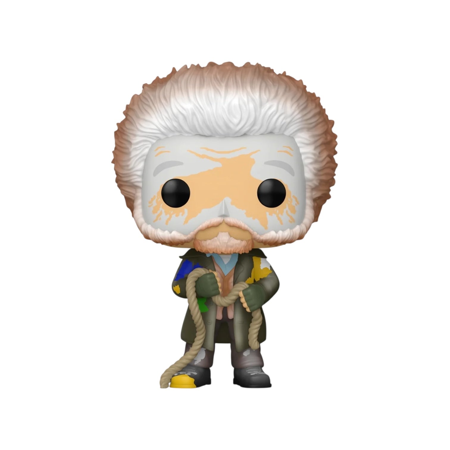 Funko Pop! vinyl figure of a character with white hair and a beard on a white background