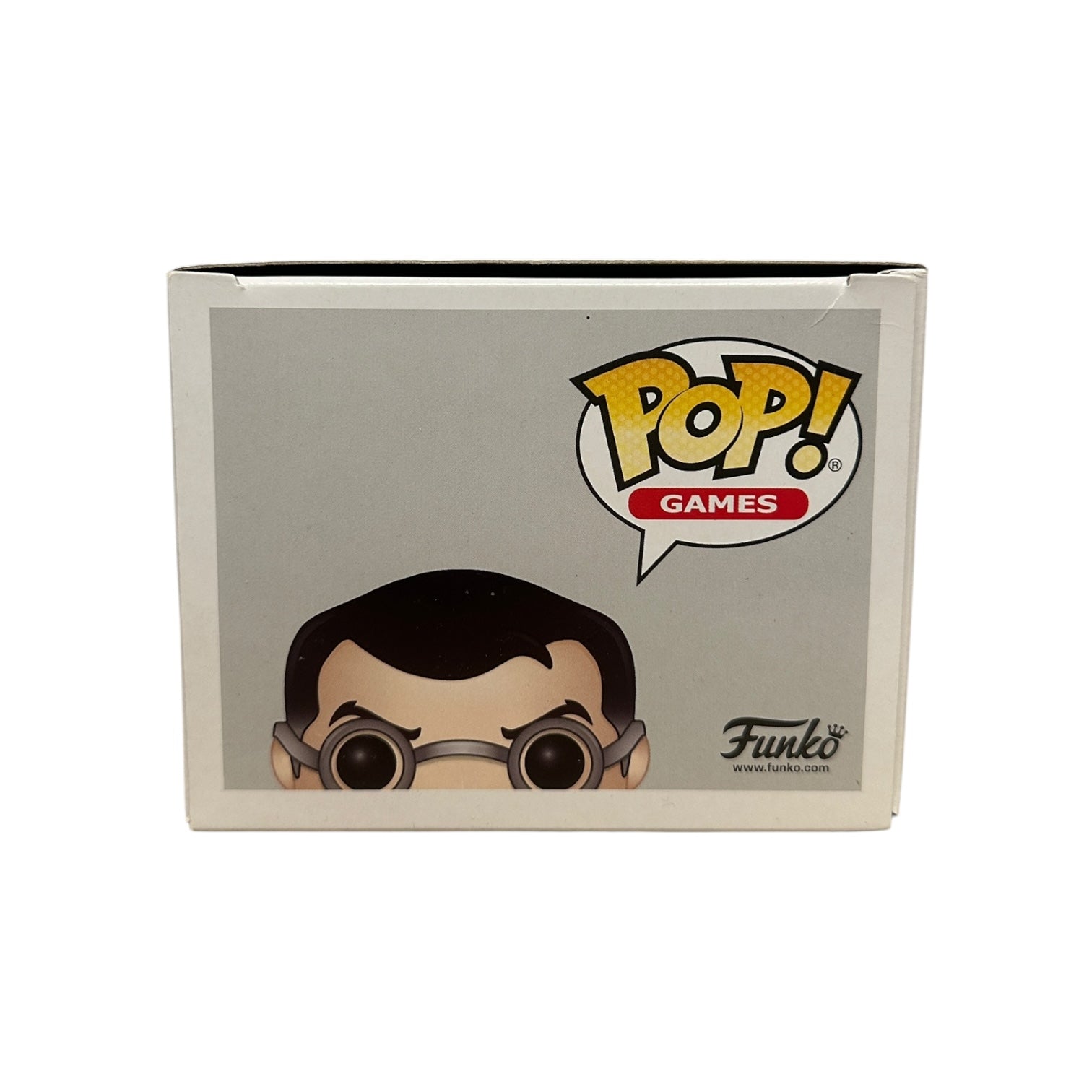 Funko Pop! vinyl of Medic top of box