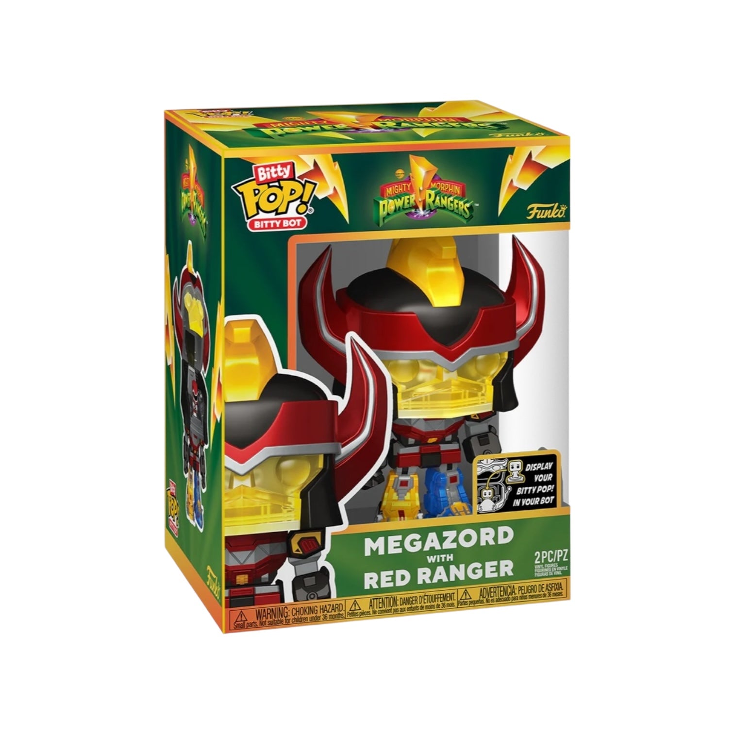 Megazord and Red Ranger Funko Pop! Bitty Bots - Power Rangers