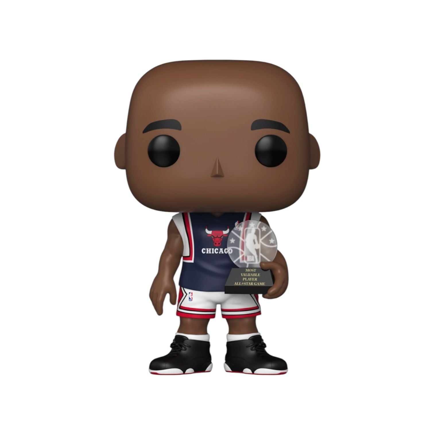 Funko Pop! vinyl figure of a basketball player in a Chicago Bulls jersey on a white background