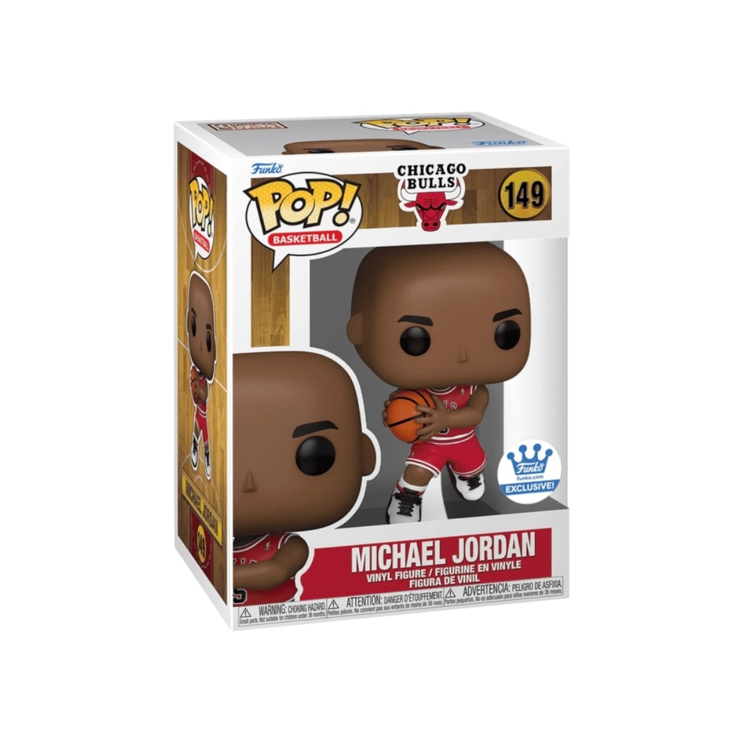 Michael Jordan #149 Funko Pop! - Chicago Bulls - Funko Shop Exclusive Box