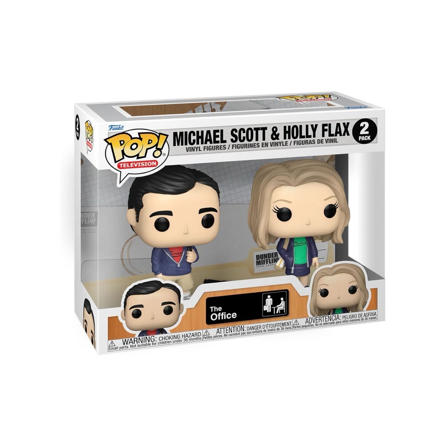 Funko Pop! Television: The Office S9 – Michael Scott & Holly – (2PK) – figuur van vinyl om te Funko Pop! Television: The Office S9 – Michael Scott & Holly – (2PK) – figuur van vinyl om te