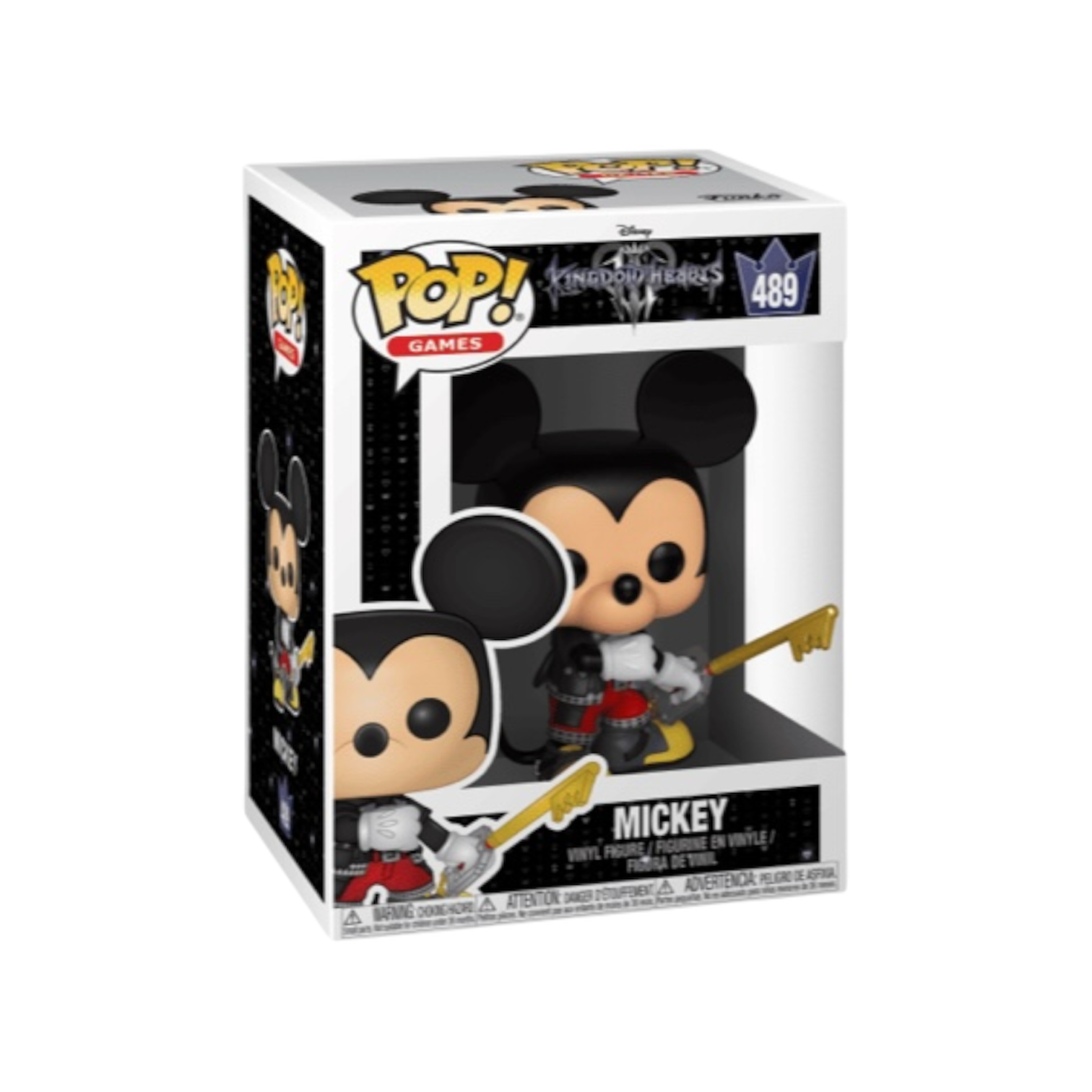 Mickey 489 Funko pop from kingdom of heart holding gold key