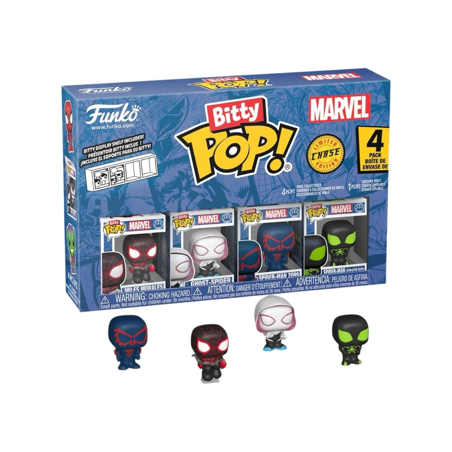 Miles Morales Funko 4 Pack Bitty Pop - Marvel