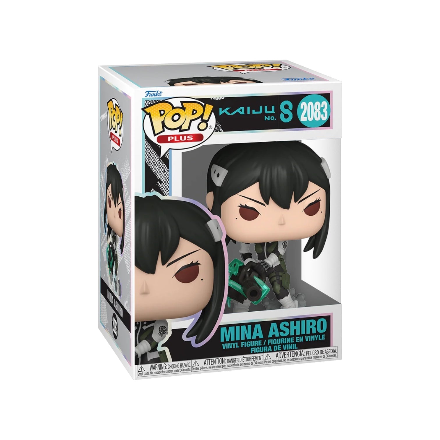 Funko Pop! vinyl figure packaging featuring Mina Ashiro with Kaiju branding.