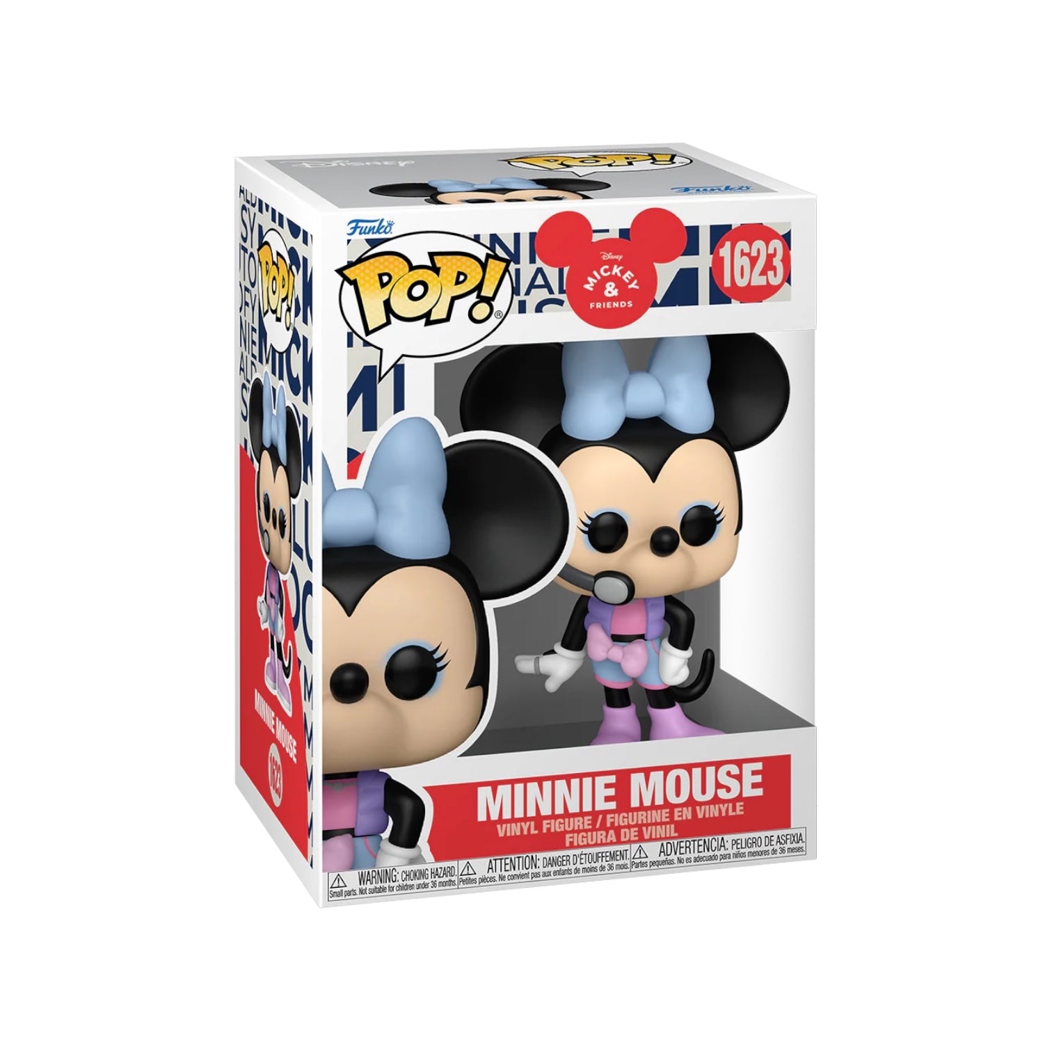 Funko Pop! Minnie Mouse vinyl figure packaging on a white background