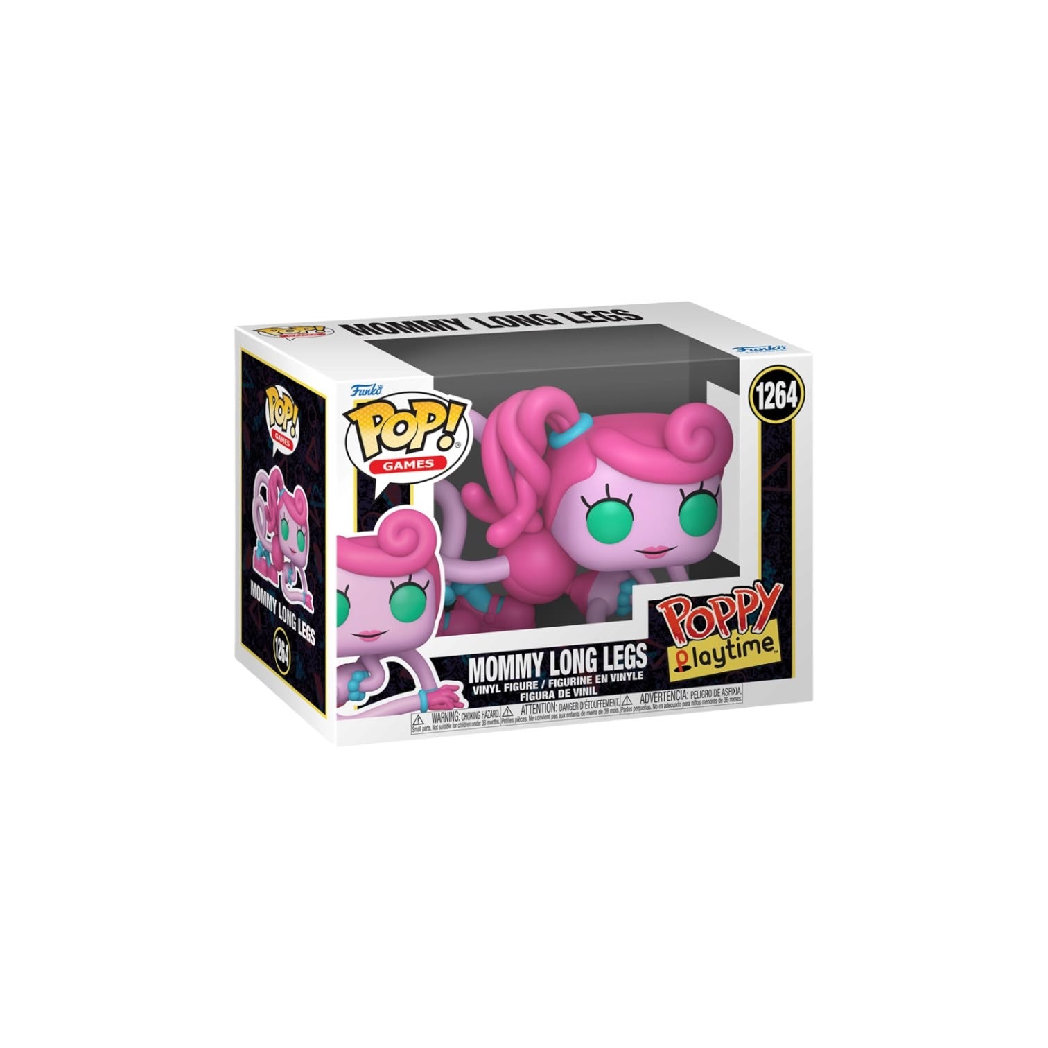 Funko Pop! Mommy Long Legs toy figure in packaging on a white background