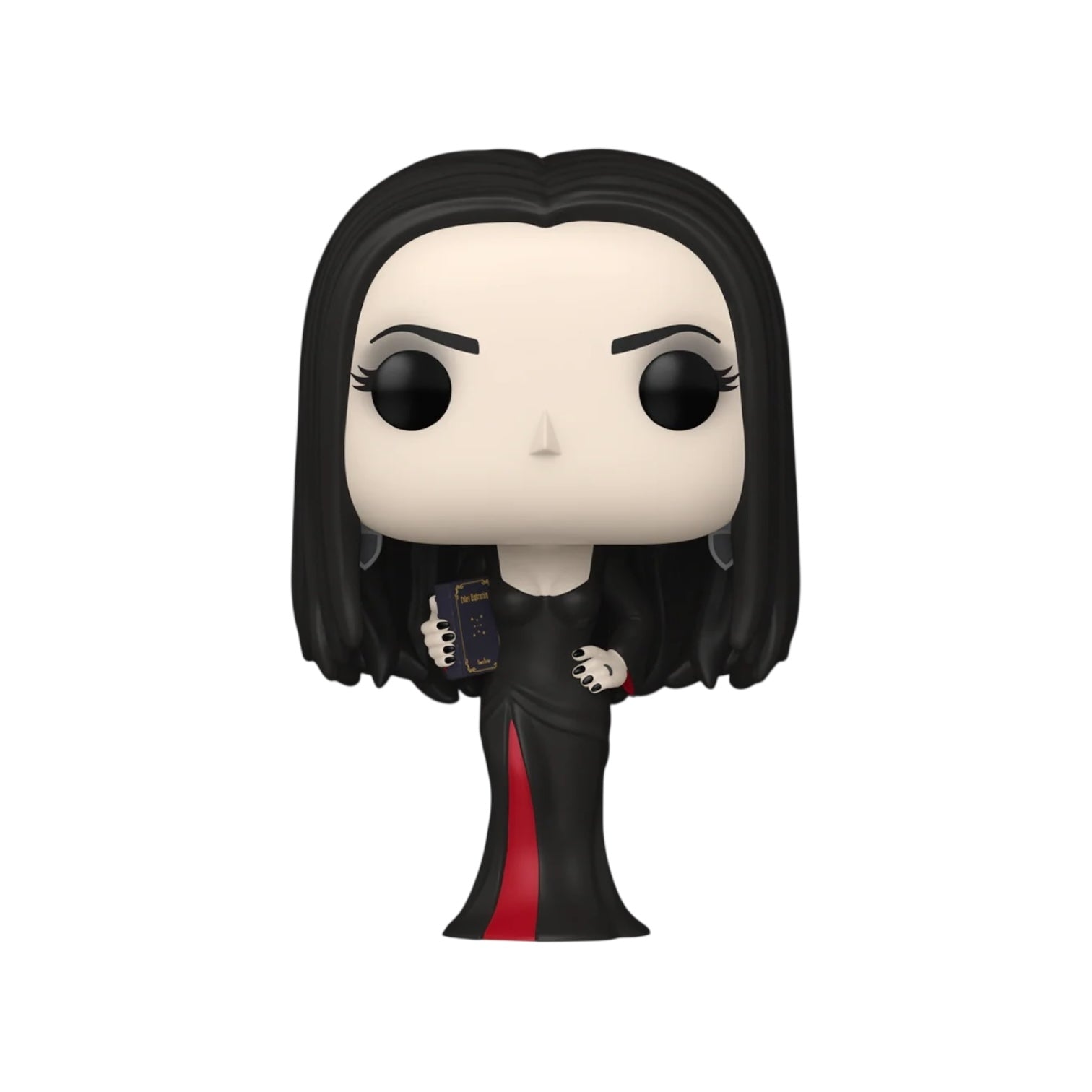 Funko Pop! vinyl figure with black hair and a red stripe on a white background