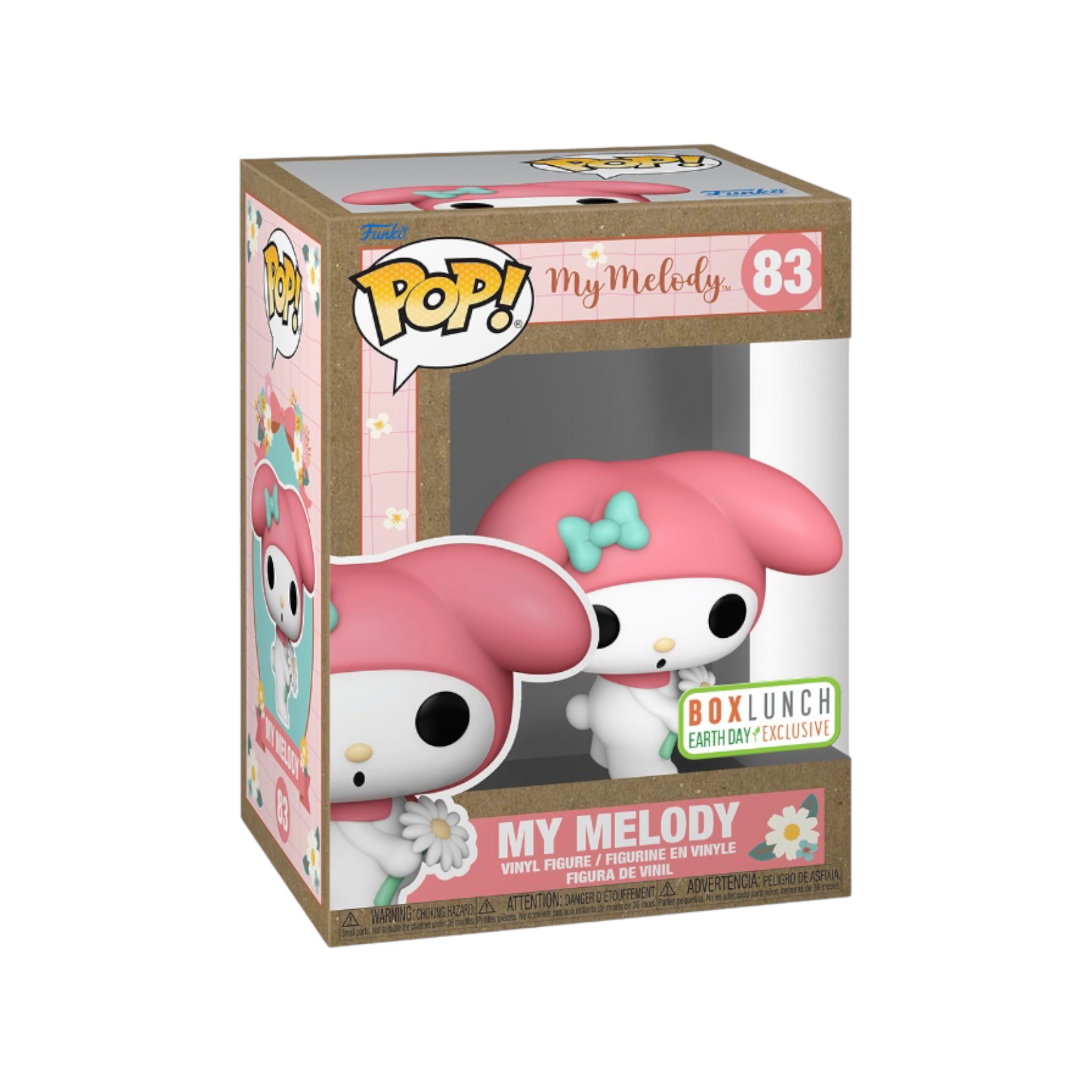 My Melody #83 Funko Pop! in Spring Time design, a BoxLunch exclusive featuring the beloved Sanrio character.