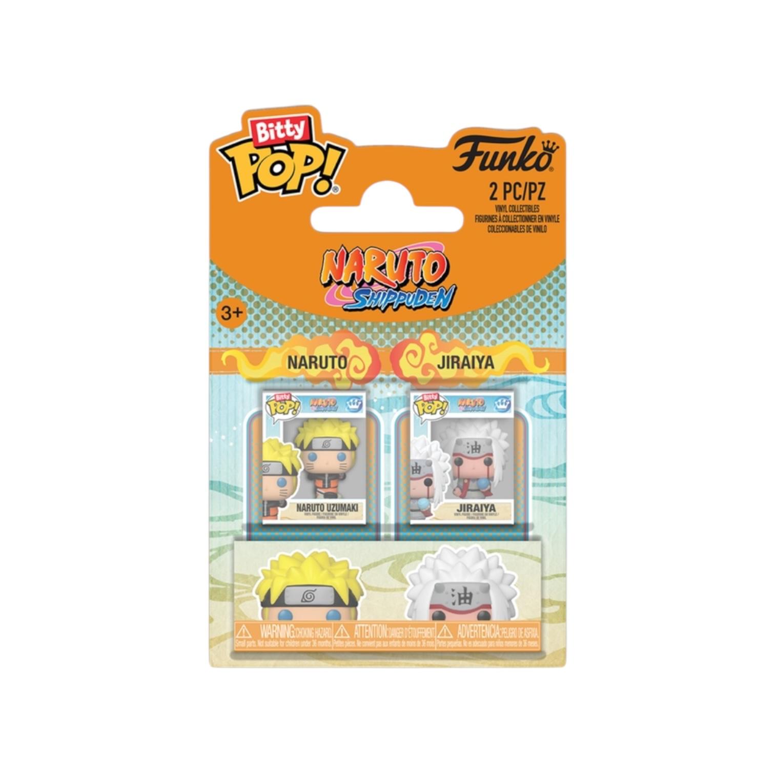 Naruto Uzumaki and Jiraiya | Bitty Pop | Funko | Collectibles