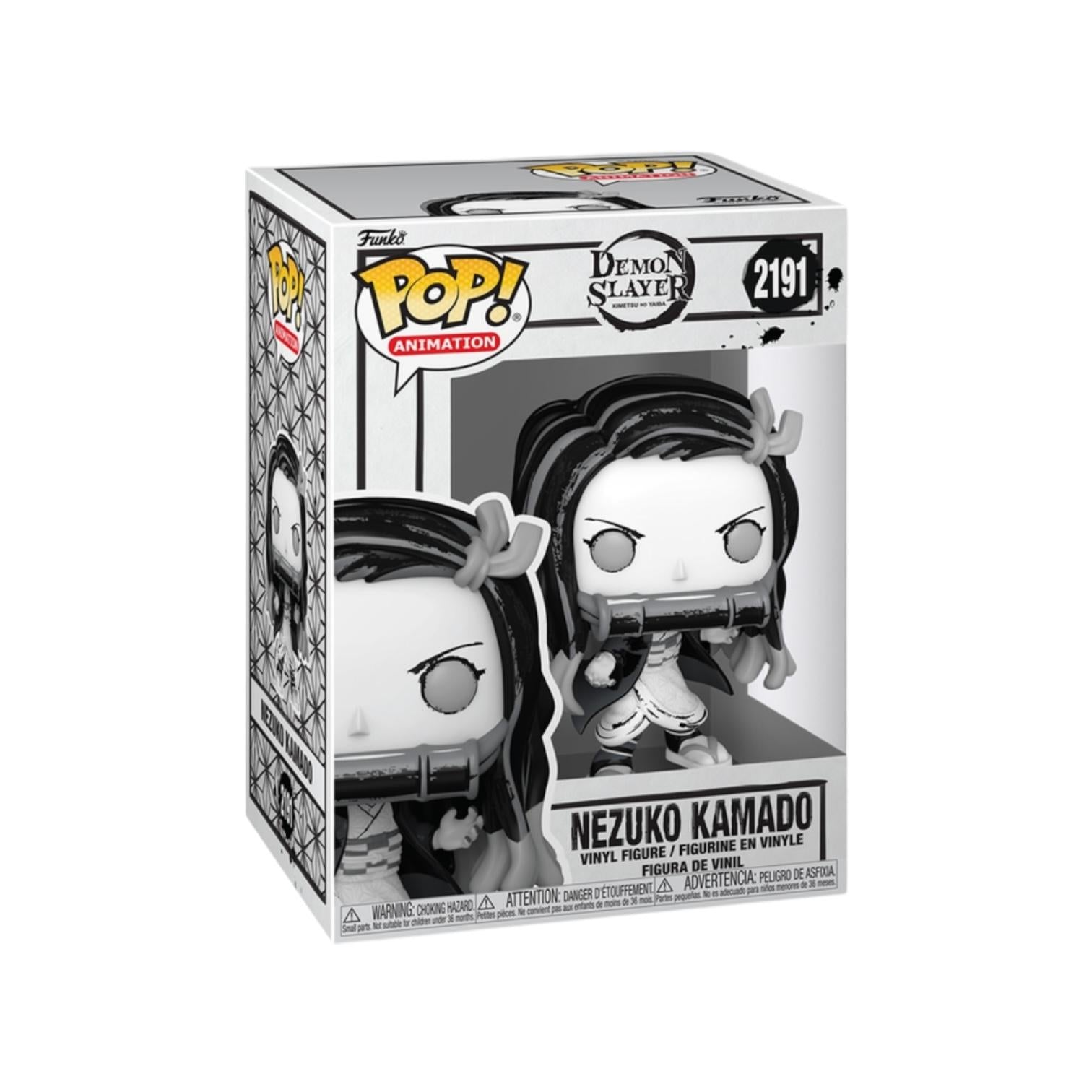 Funko Pop! vinyl figure packaging of Nezuko Kamado from Demon Slayer on a white background
