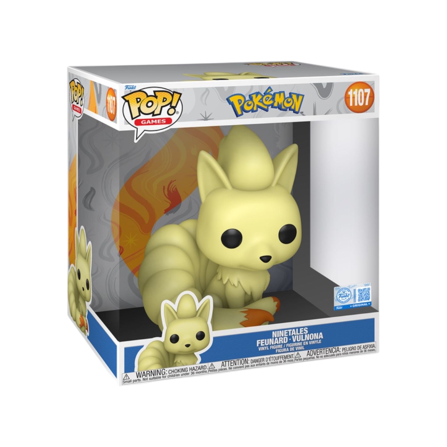 Funko Pop! vinyl figure of a fox-like creature in packaging with Pokémon branding.