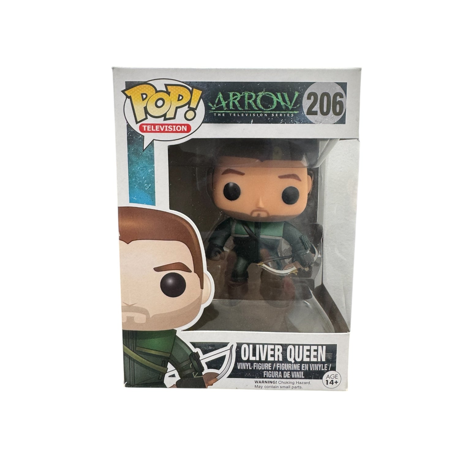 thumbnail image 2 of Funko POP! Arrow - Island Scarred Oliver Queen #260 Fugitive Toys Exclusive 2 of 9