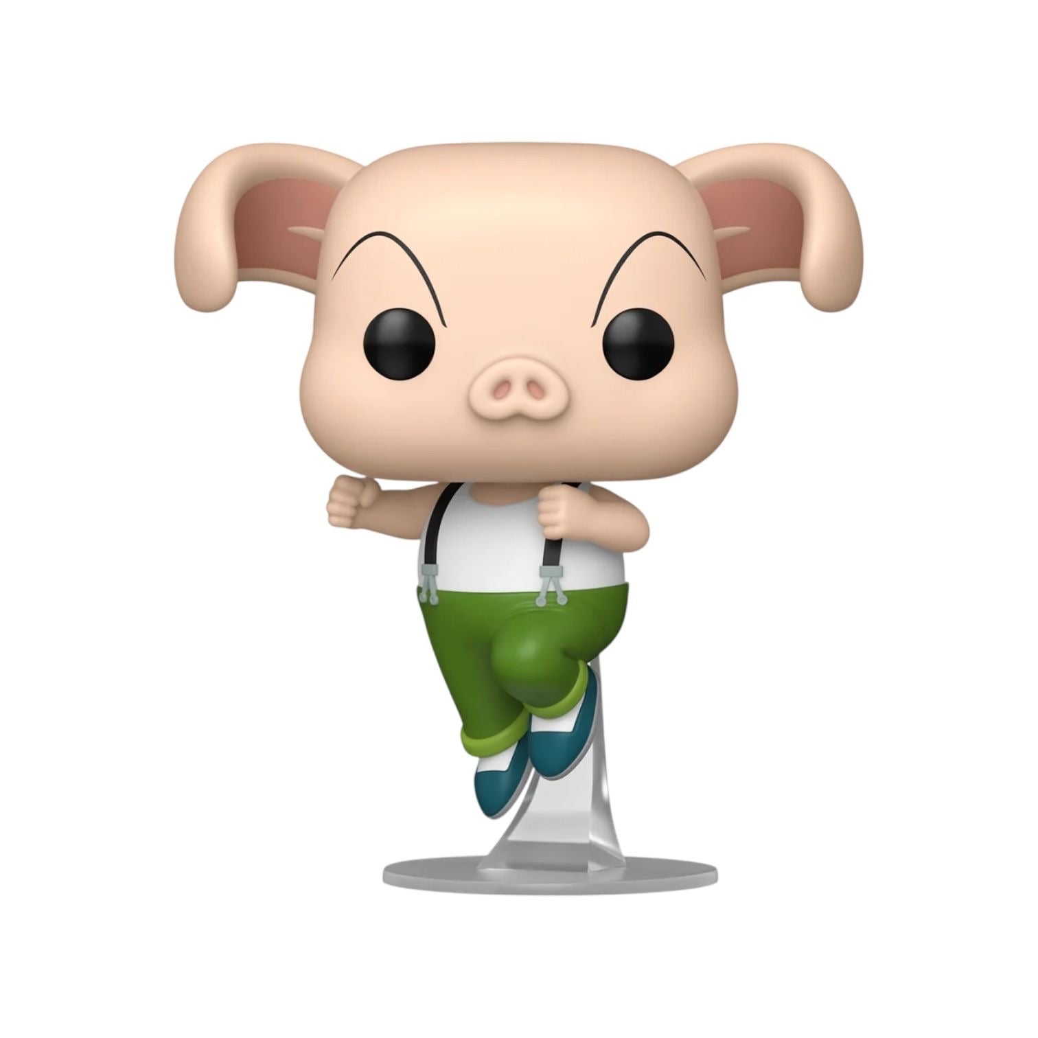 Dragonball oolong character wearing green shorts and white top