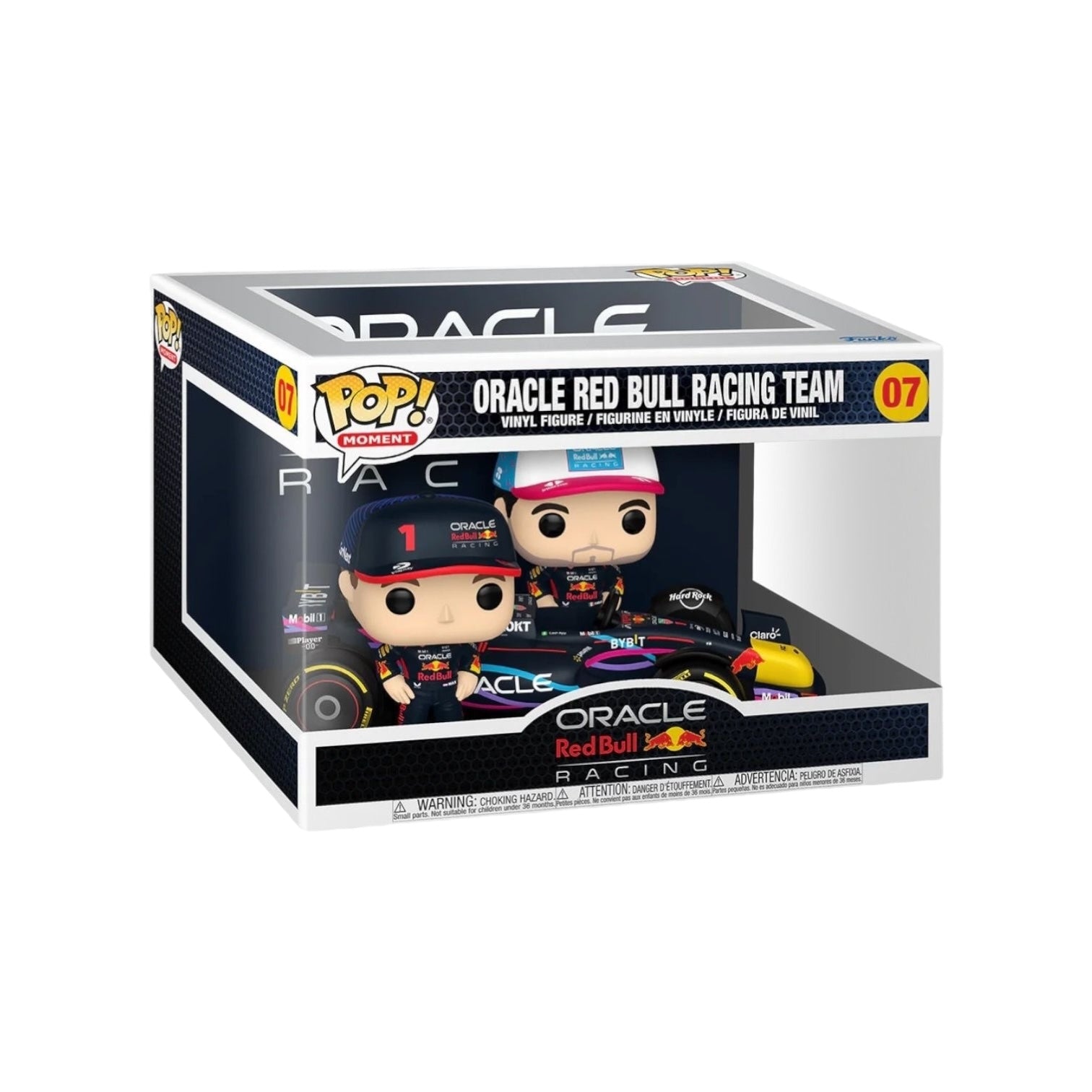 Oracle Red Bull Racing Team #07 Funko Pop, capturing the thrill of motorsport with bright colors and fun design elements.