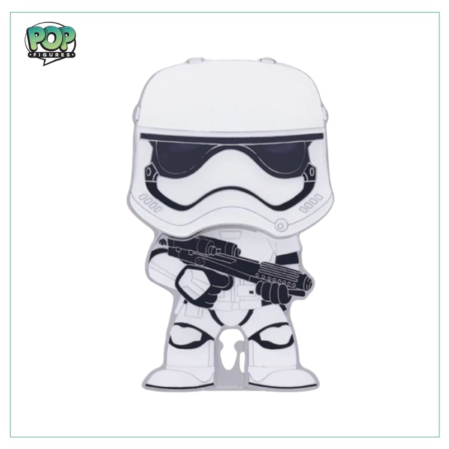 Stormtrooper First Order #30 Funko Enamel Pop Pin!- Glow in the Dark - Star Wars