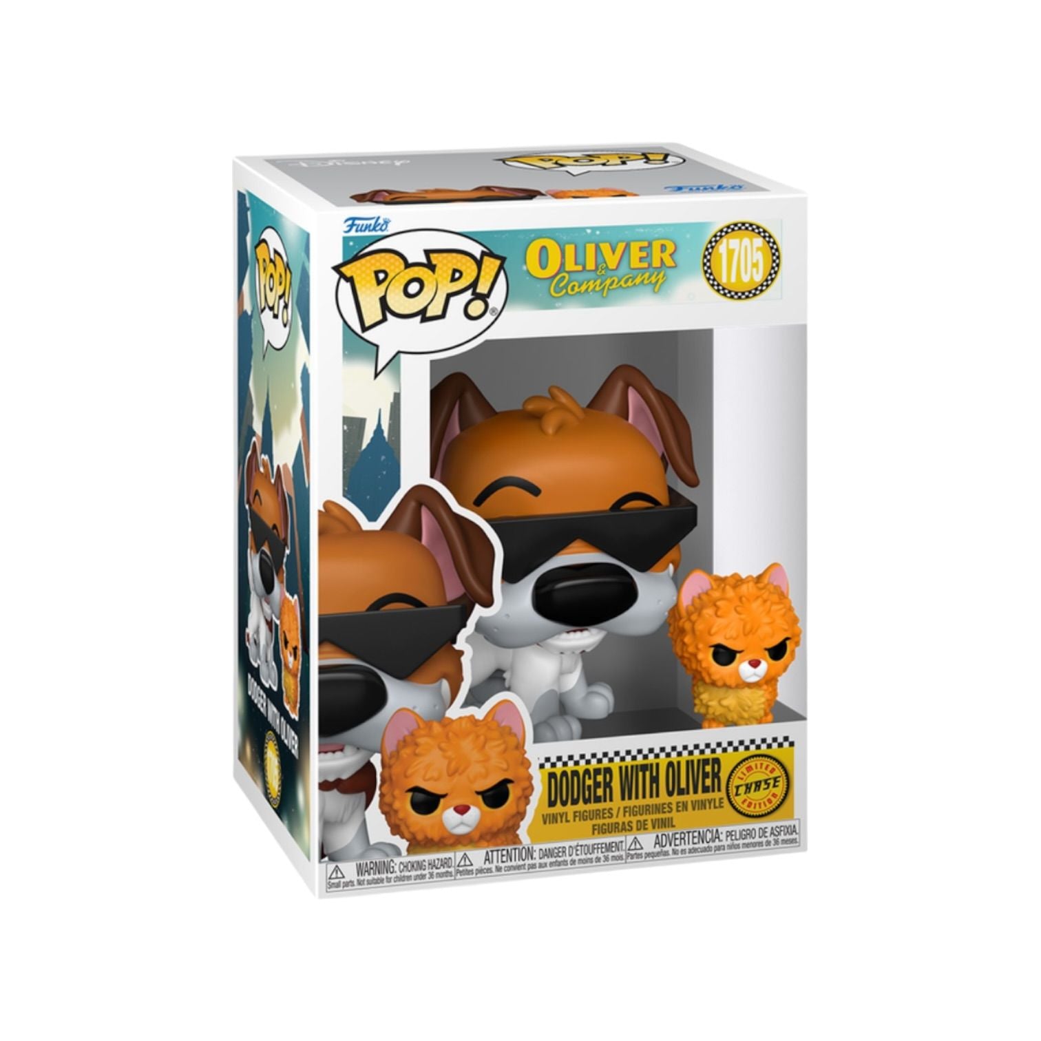 Dodger with Oliver #1705 Funko Pop! & Buddy - Oliver & Company - Chance of Chase - PREORDER