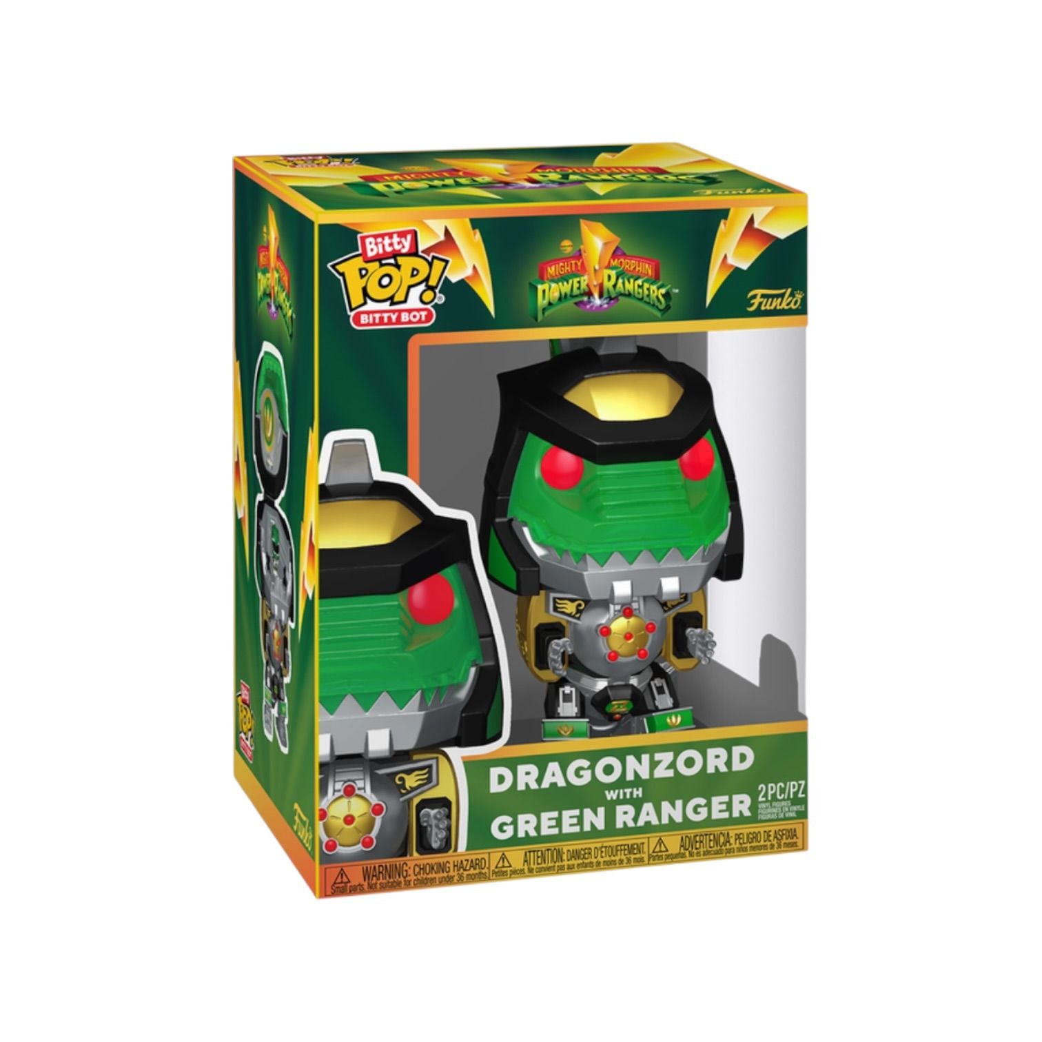 Dragonzord and Green Ranger Funko Pop! Bitty Bots - Power Rangers