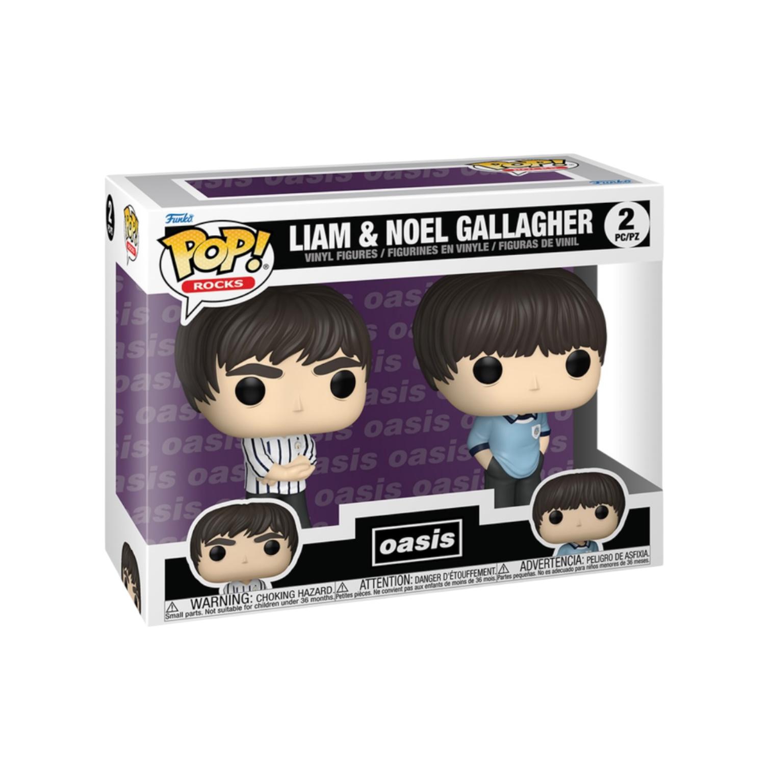 Liam & Noel Gallagher 2 pack Funko Pop - Oasis