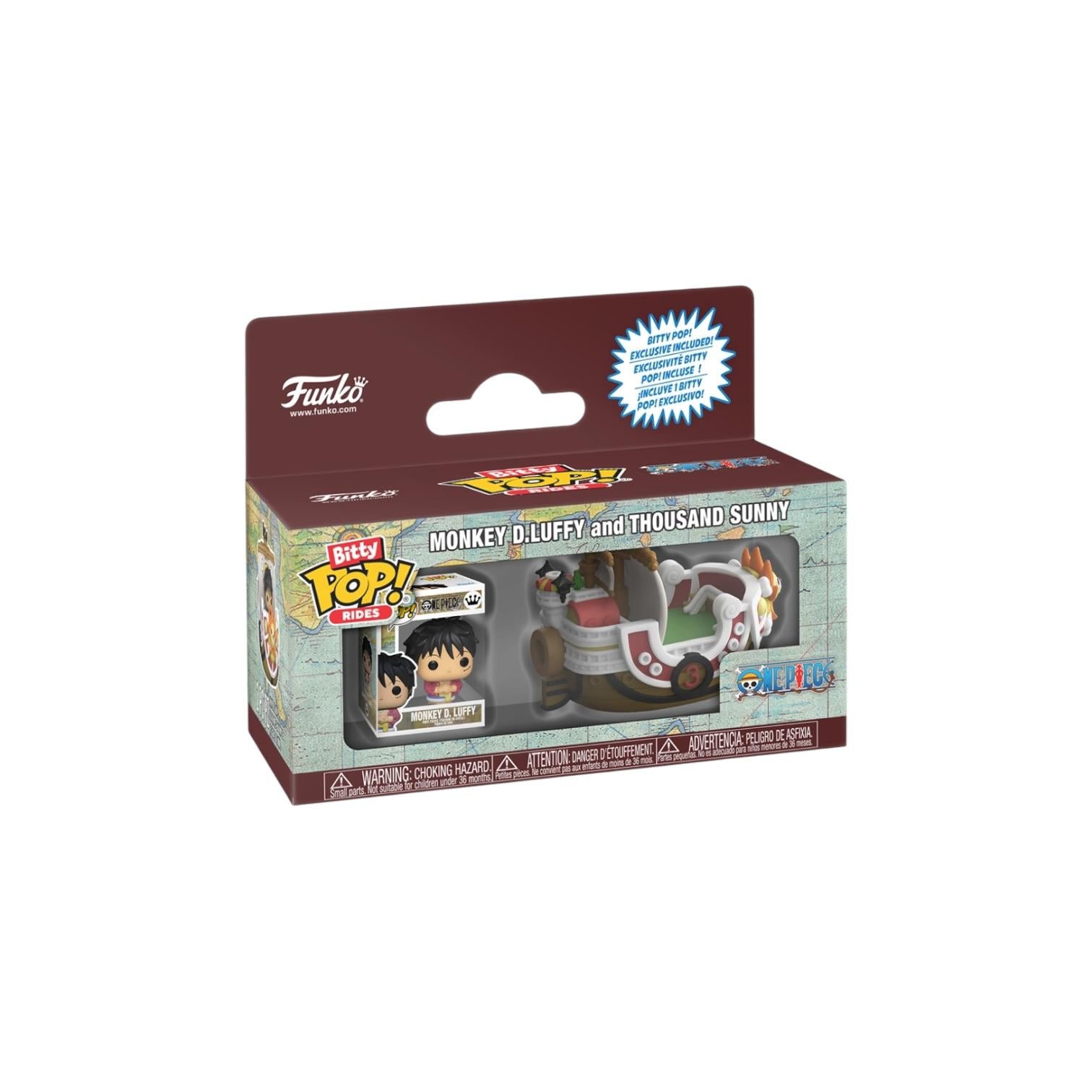 Monkey D Luffy and Thousand Sunny Funko Bitty Ride - One Piece - PREORDER