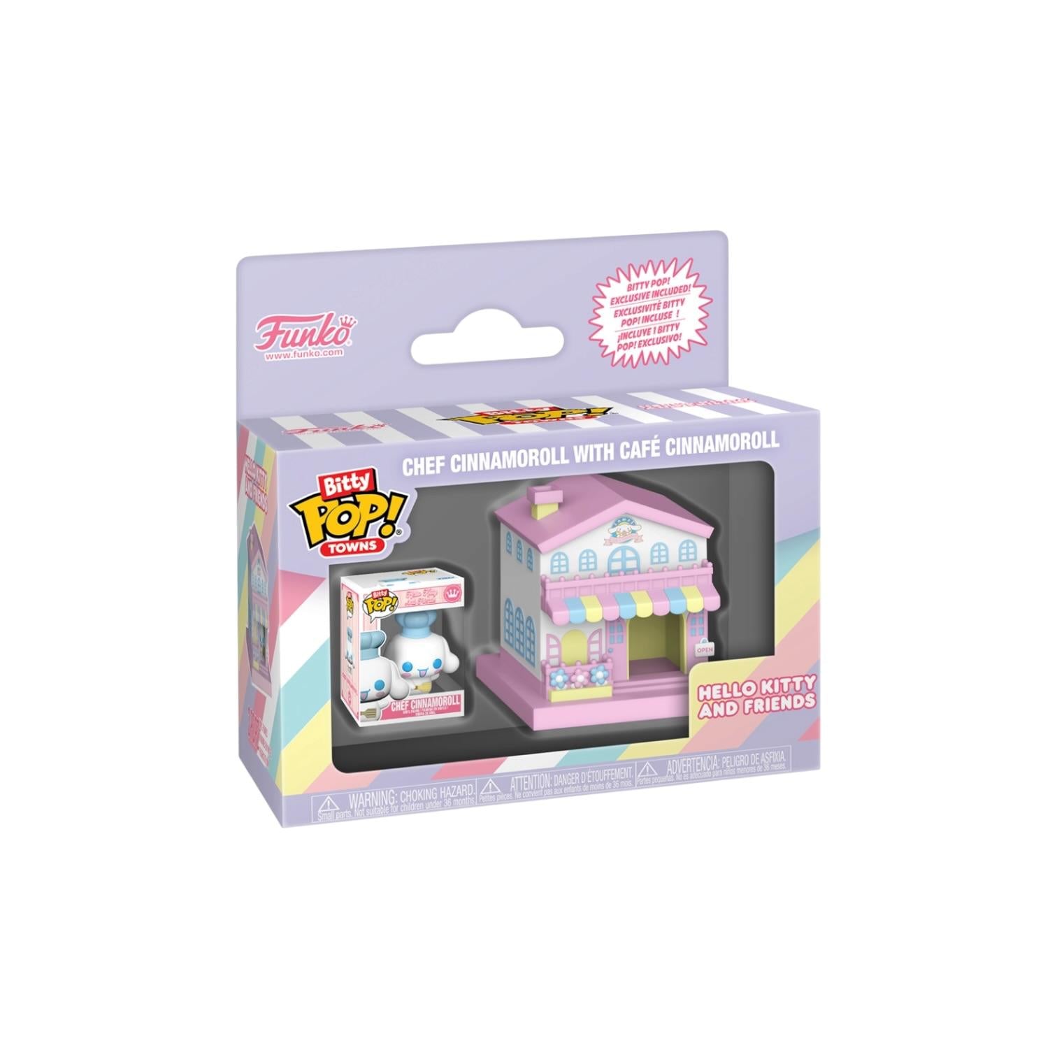 Chef Cinnamoroll with Cafe Cinnamoroll Funko Bitty Town - Hello Kitty and Friends - PREORDER