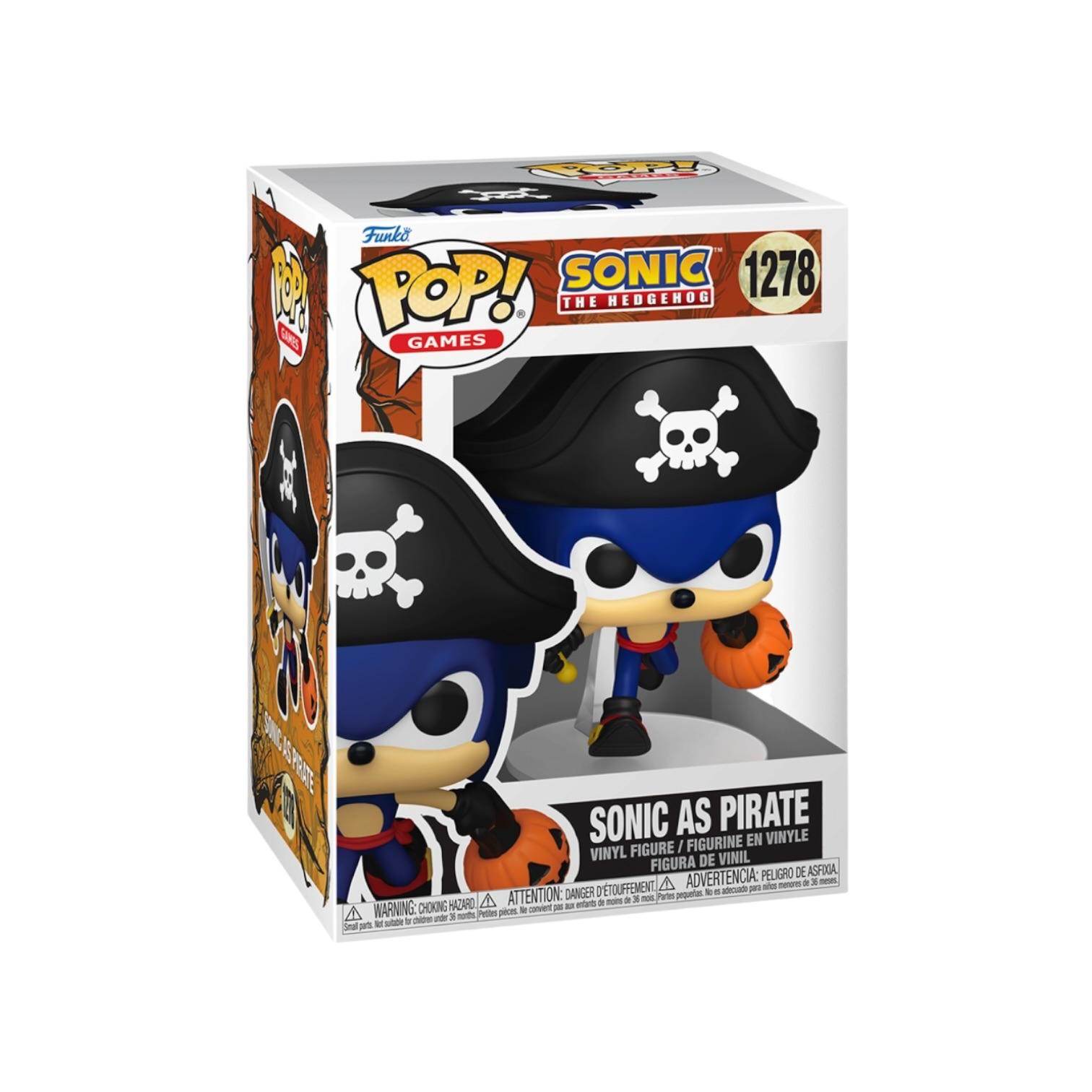 Sonic as Pirate #1278 Funko Pop! - Sonic The Hedgehog - PREORDER